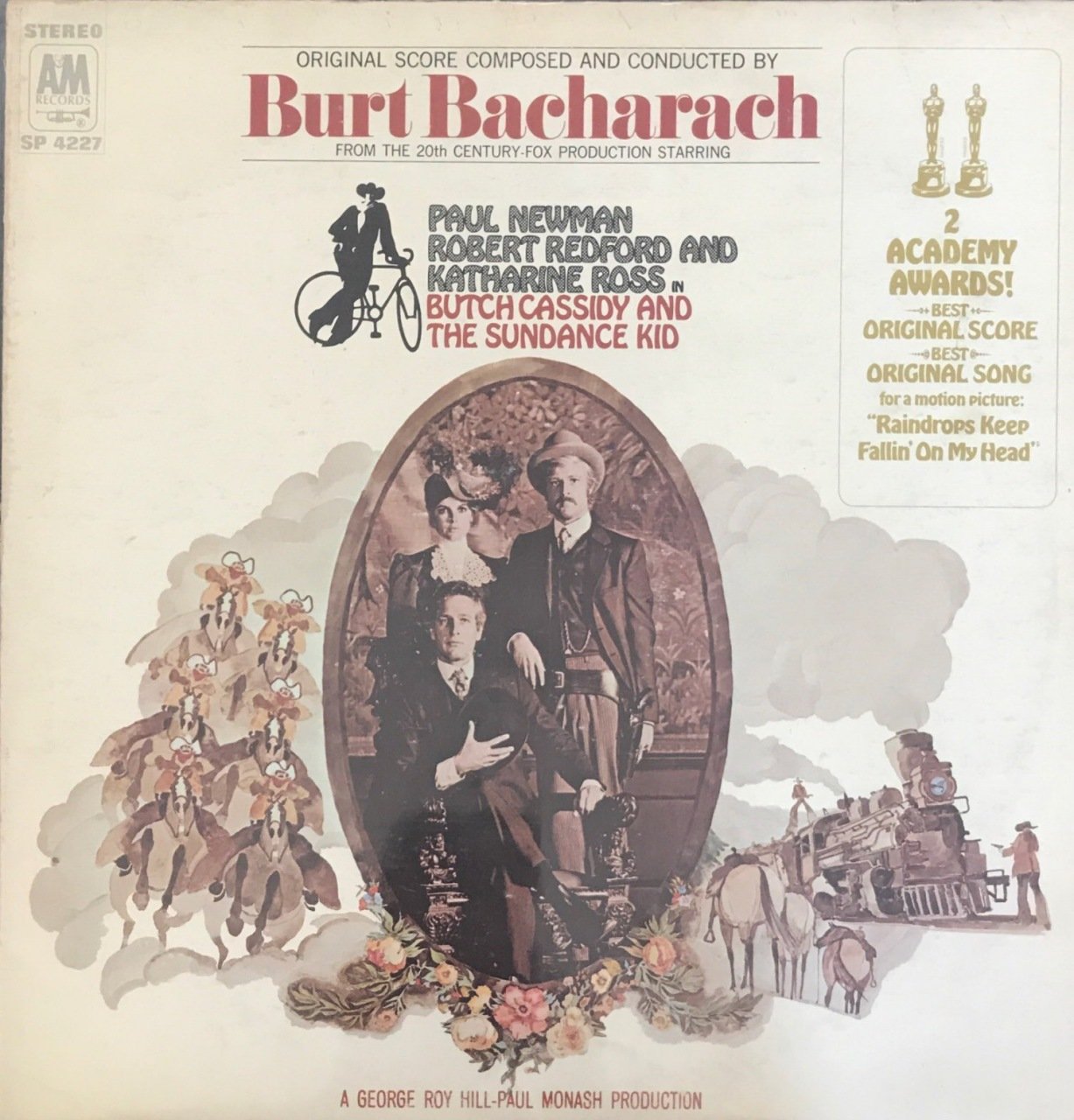 Buth Bacharach Butch Cassidy And The Sundance Kid LP