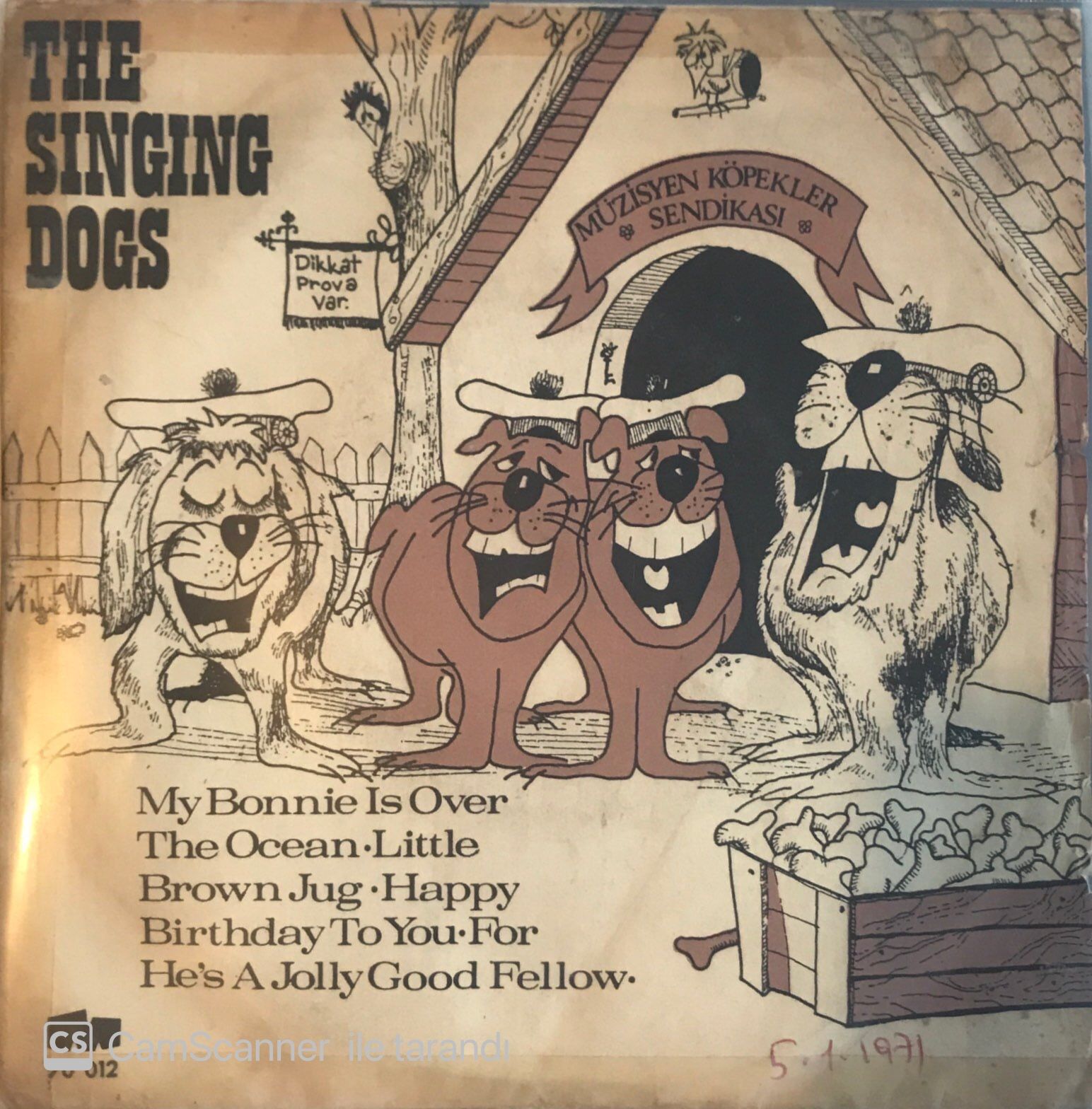 The Singins Dogs Mini EP 45lik