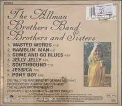 The Allman Brothers Band Brothers And Sister CD