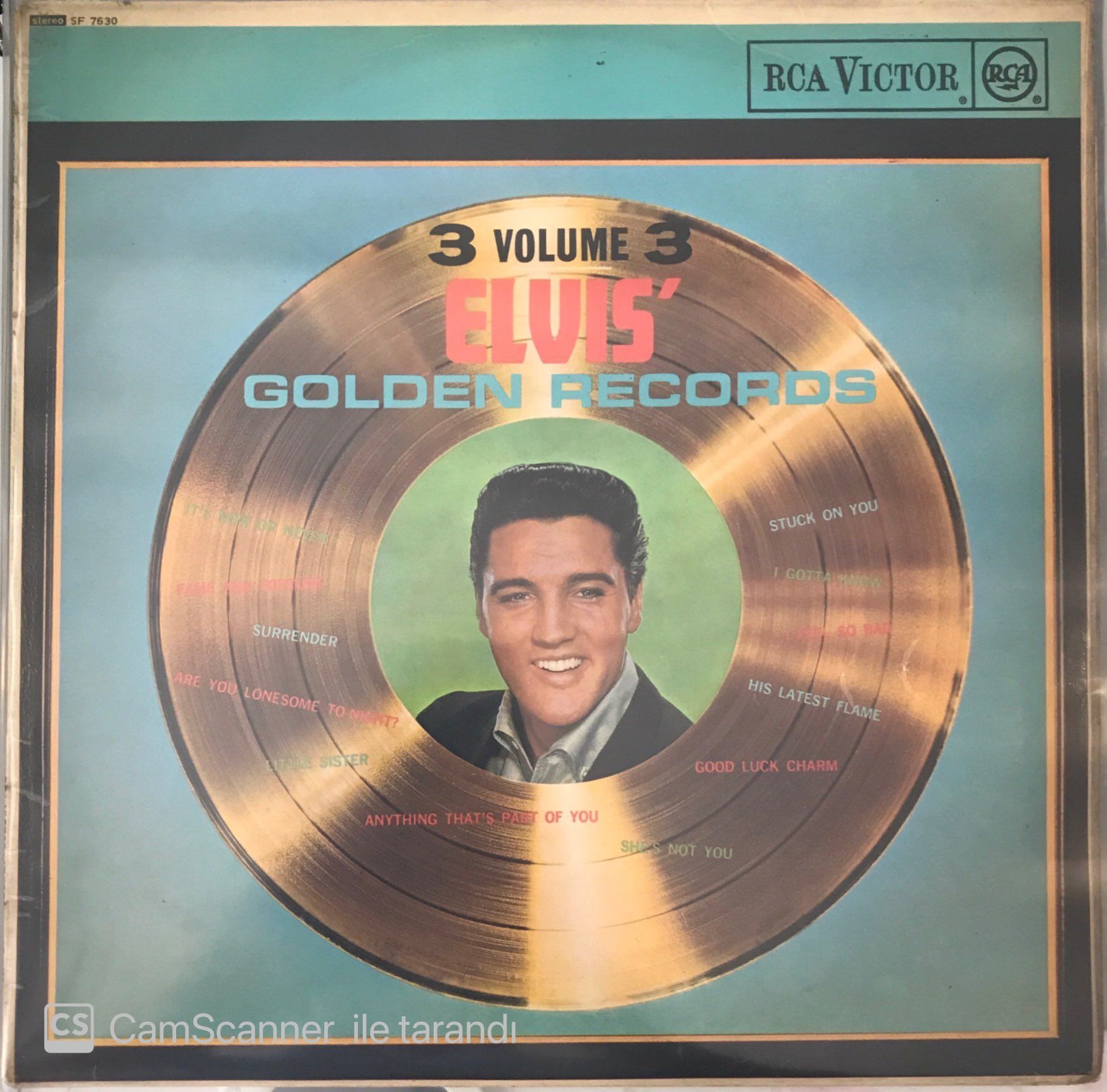 Elvis' Golden Records Volume 3 LP