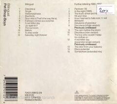 Pet Shop Boys / Bilingual 2xCD