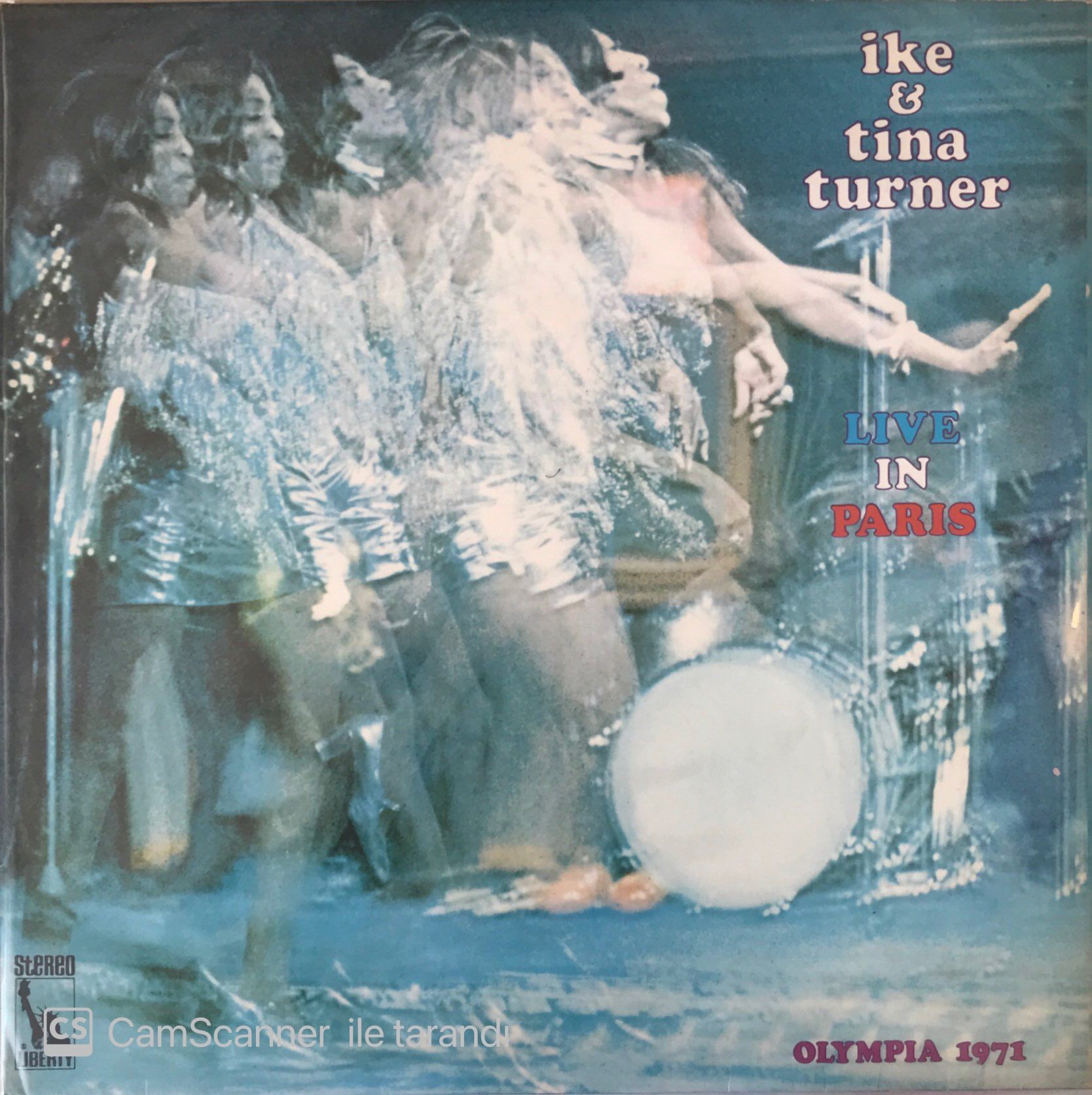 İke & Tina Turner - Live İn Paris Double LP