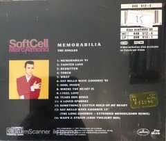Marc Almond Memorabilia CD