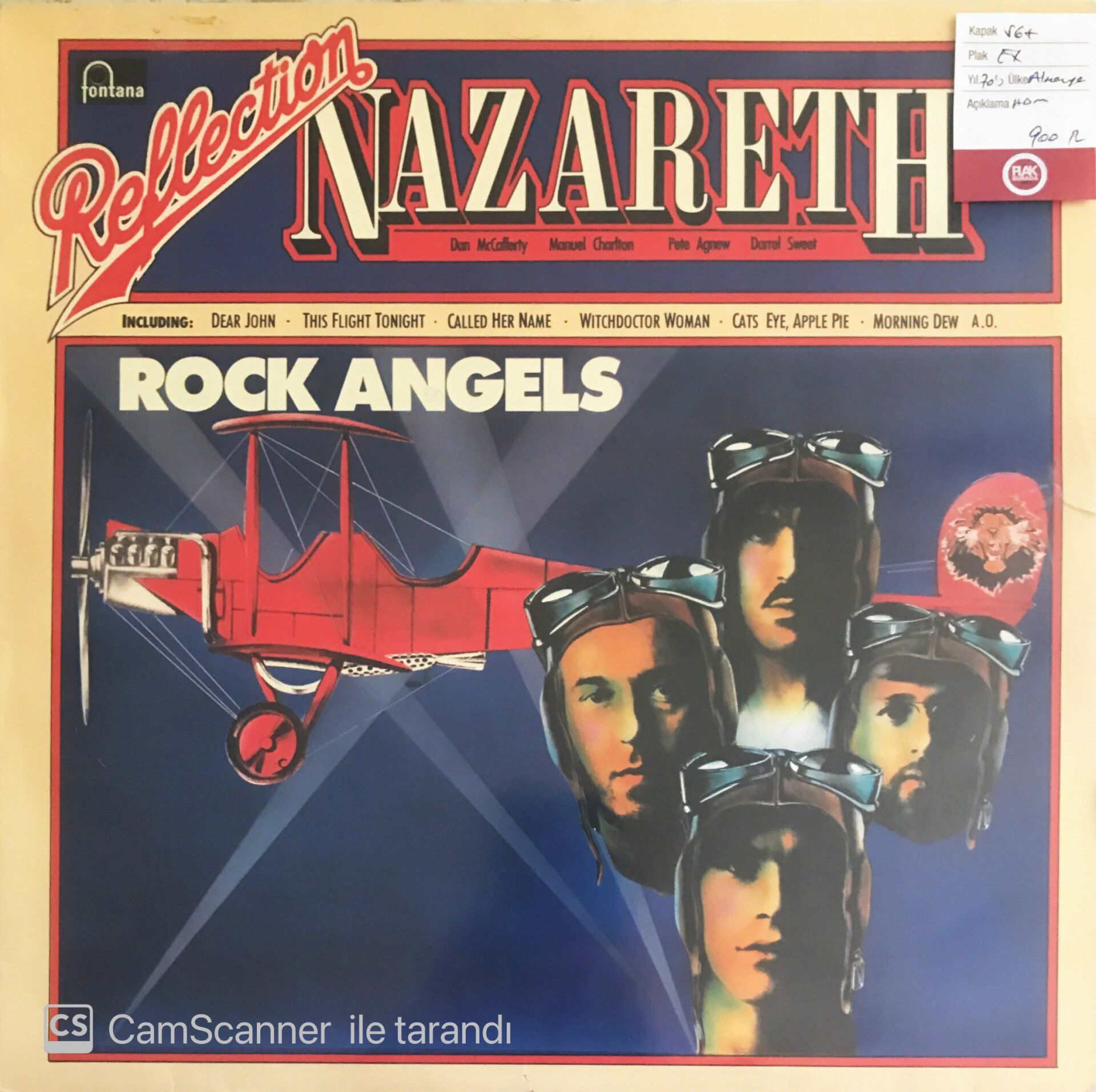 Nazareth - Reflection Rock Angels - LP