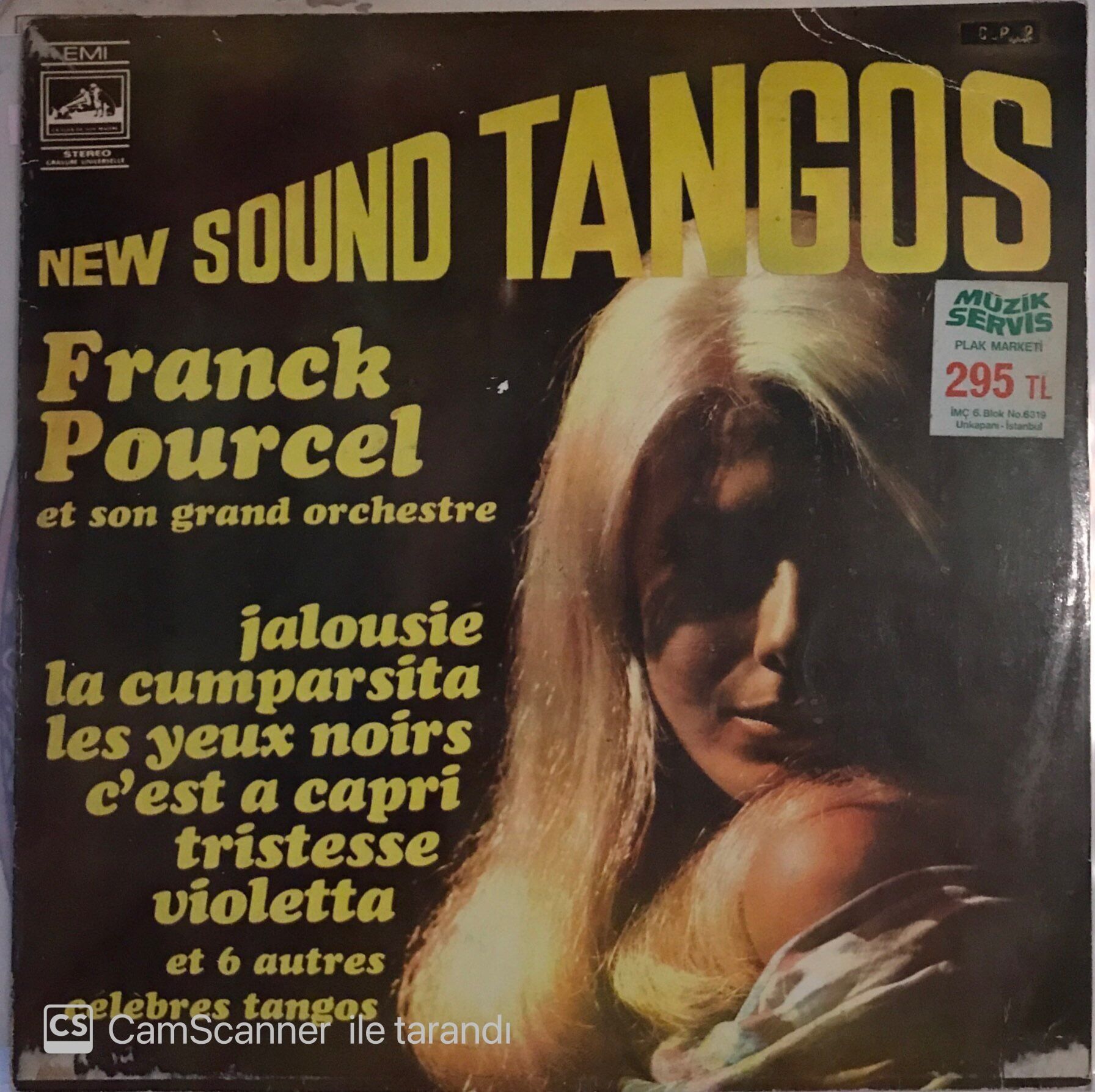 Franck Pourcel Grand Orchestre New Sound Tangos LP