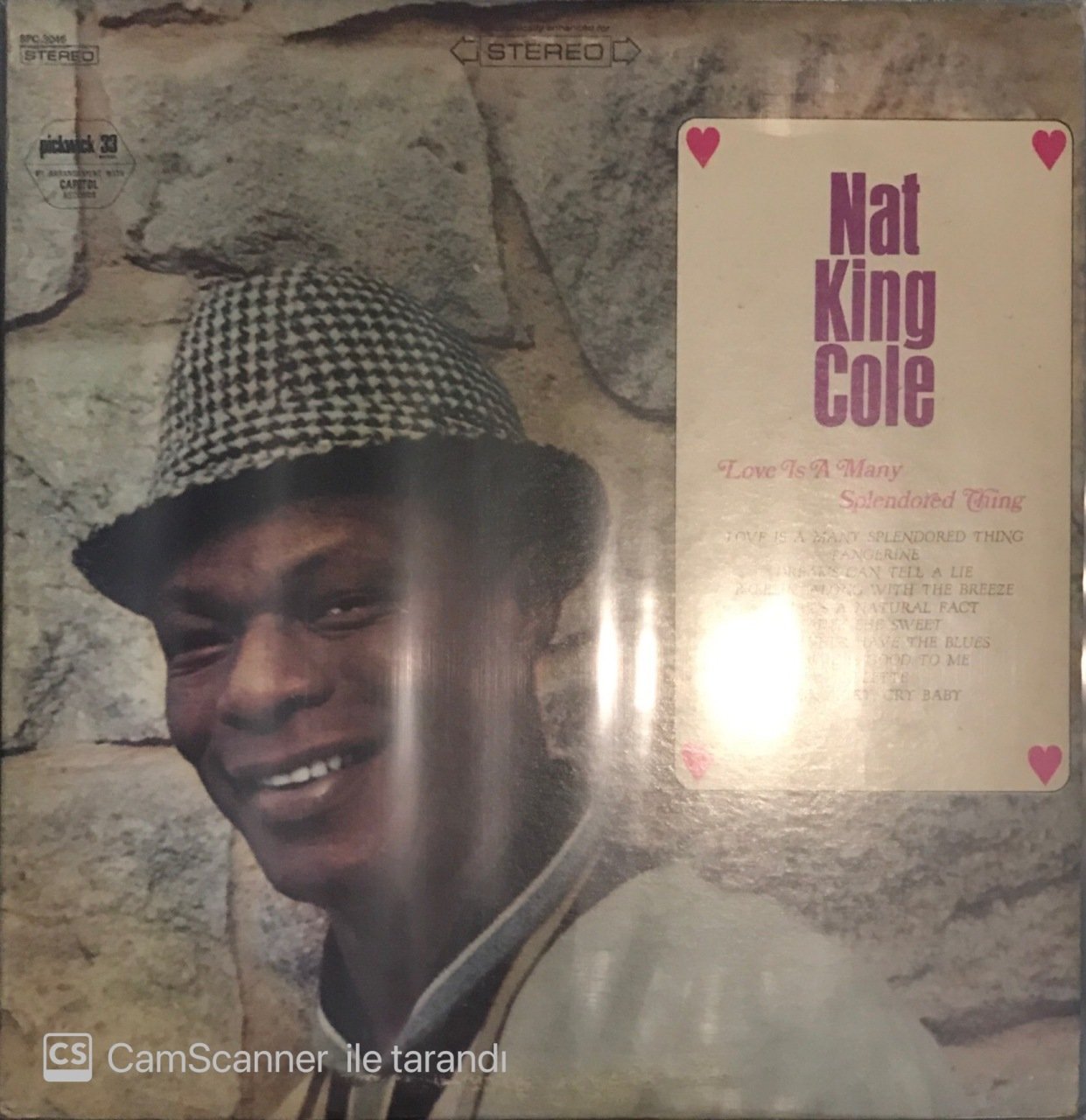 Nat King Cole Love Is A Many Splendored Thing LP