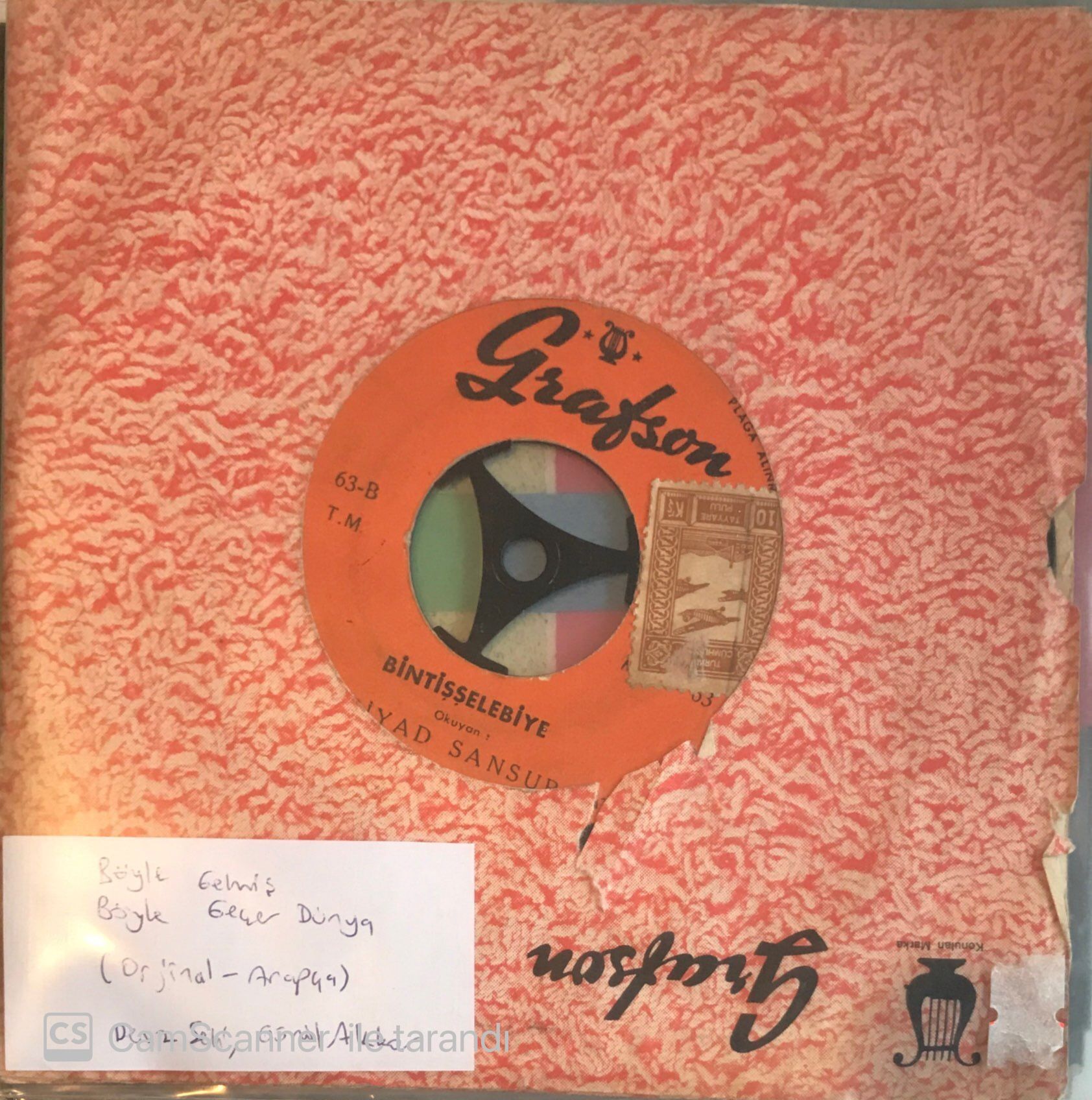 Riyad Sansur - Bintişşelebiye 45lik