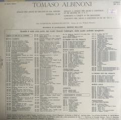 Tomaso Albinoni, Hamburger Kammerorchester  Albinoni LP