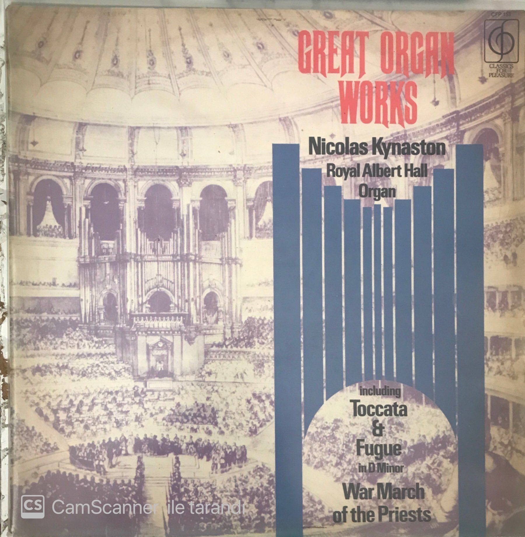 Great Organ Works - Nicolas Kynaston Royal Albert Hall Organ LP