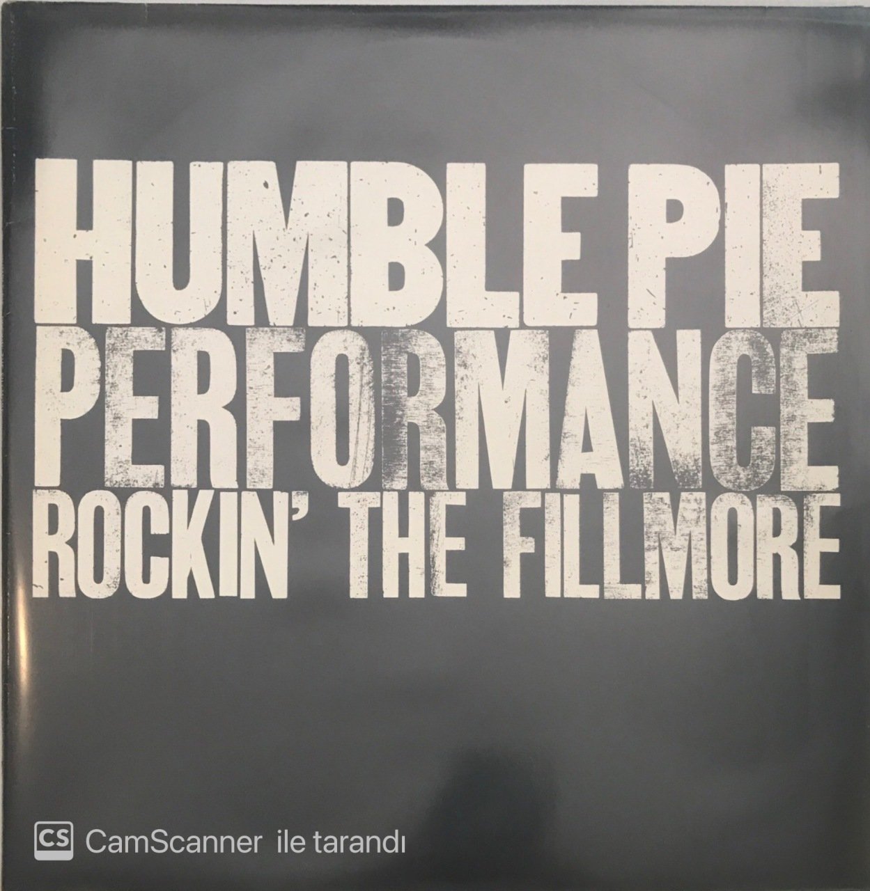 Humble Pie Rockin' The Fillmore Double LP