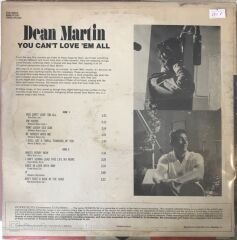 Dean Martin You Can't Love 'em All LP