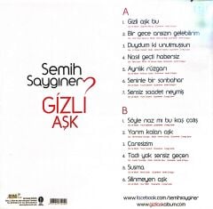 Semih Saygıner - Gizli Aşk LP İmzalı