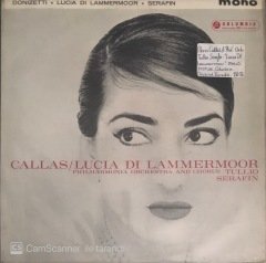 Lucia Callas & Philarmonia Orchestra And Chorus Lucia Di Lammermoor LP