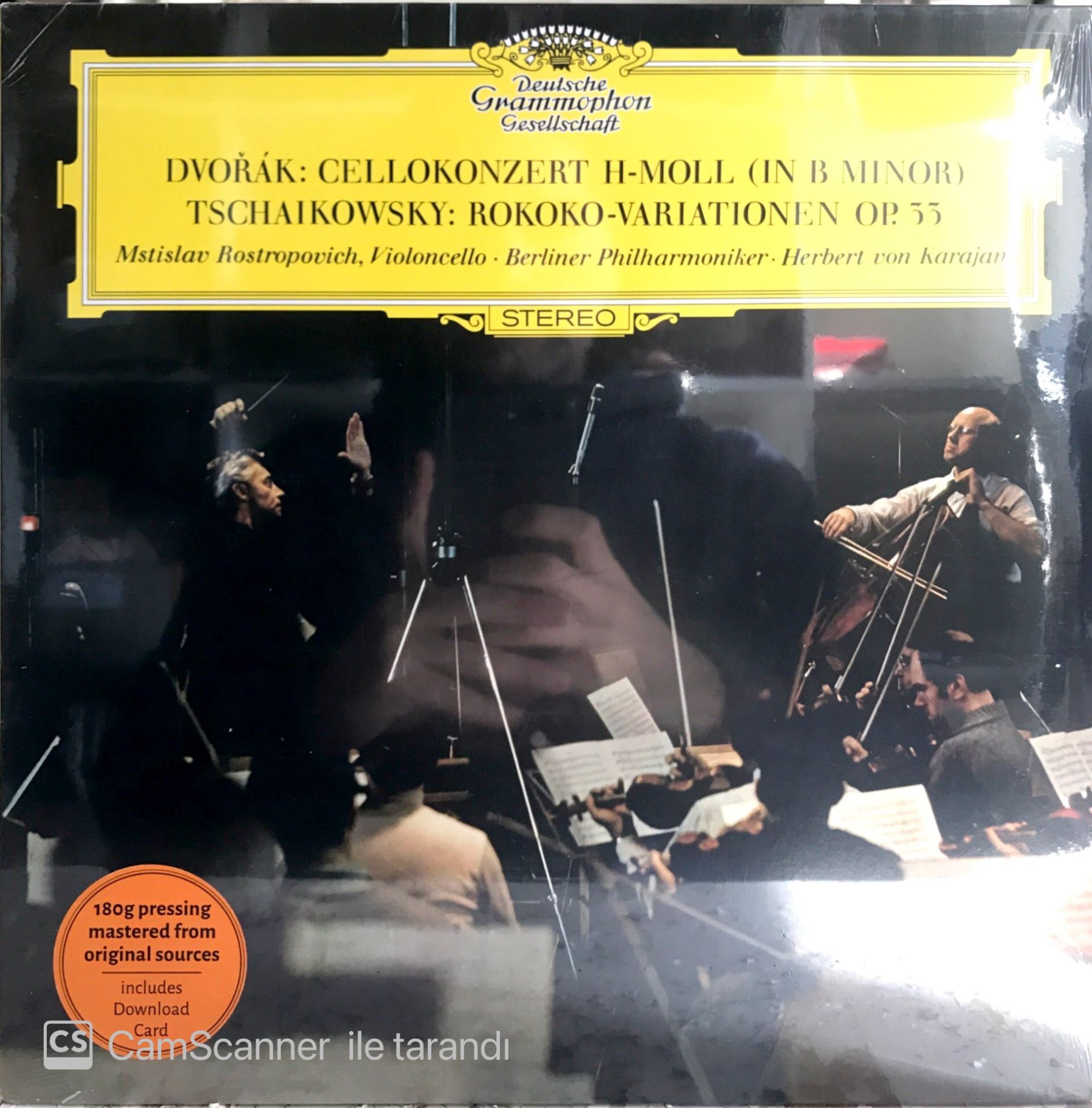 Dvorak Cellokonzert H-Moll (in B Minor) Tschaikowsky Rokoko-Variationen LP