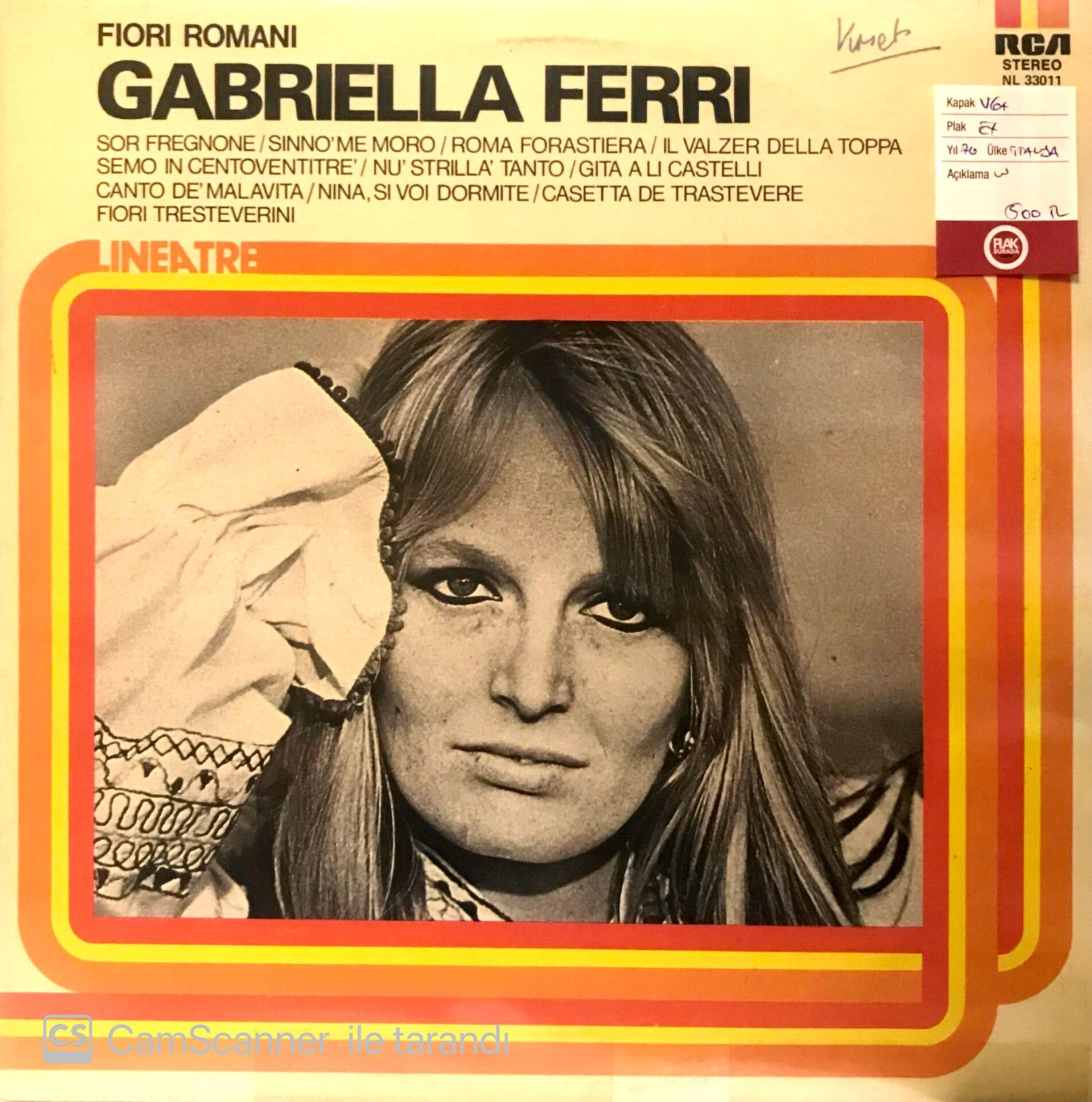 Gabriella Ferri / Fiori Romani LP