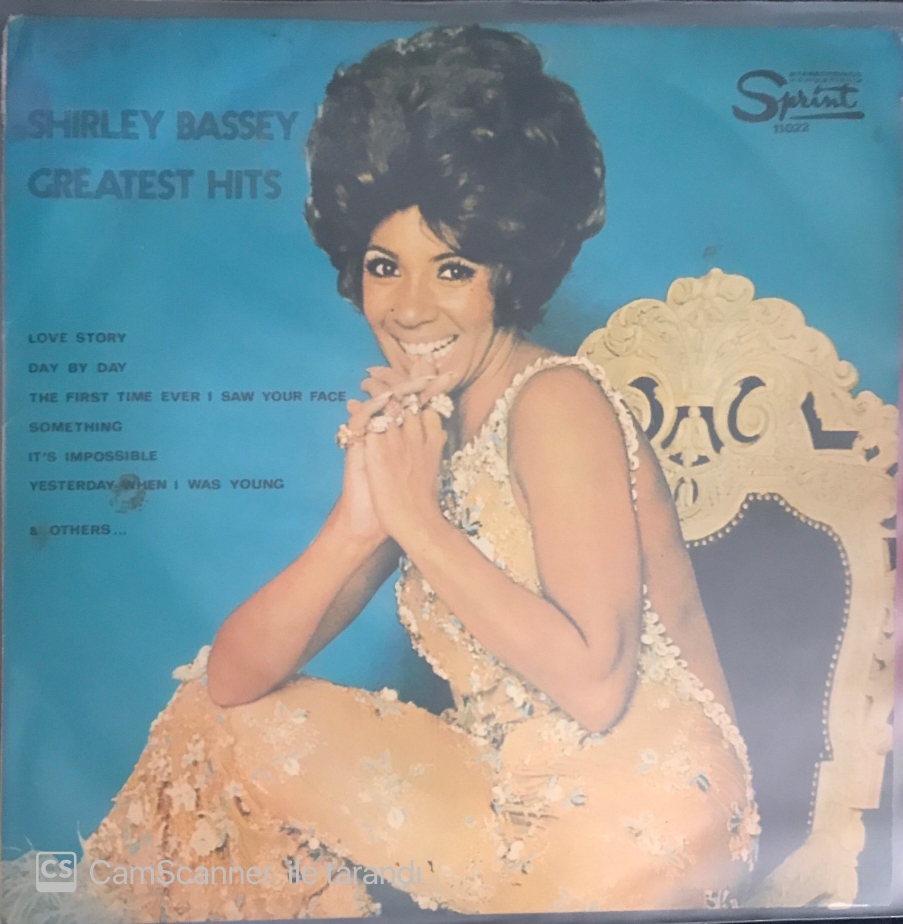Shirley Bassey Greatest Hits LP