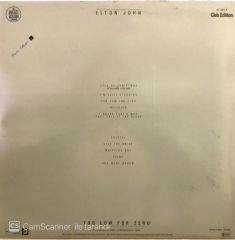Elton John - Too Low For Zero LP