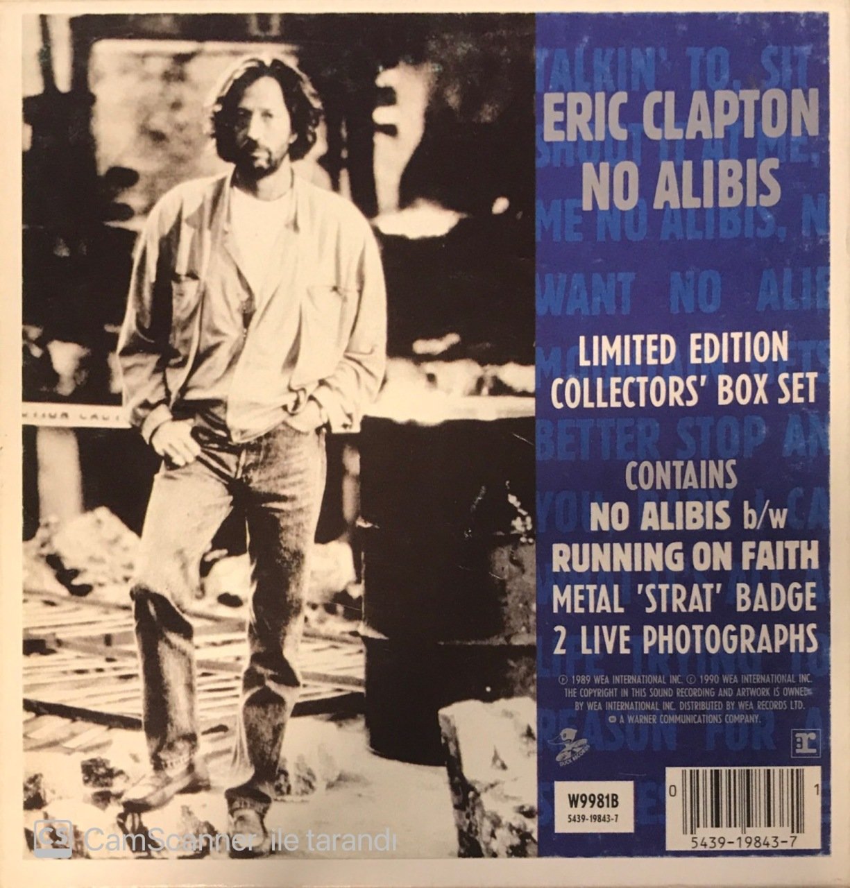 Eric Clapton No Alibis 45lik