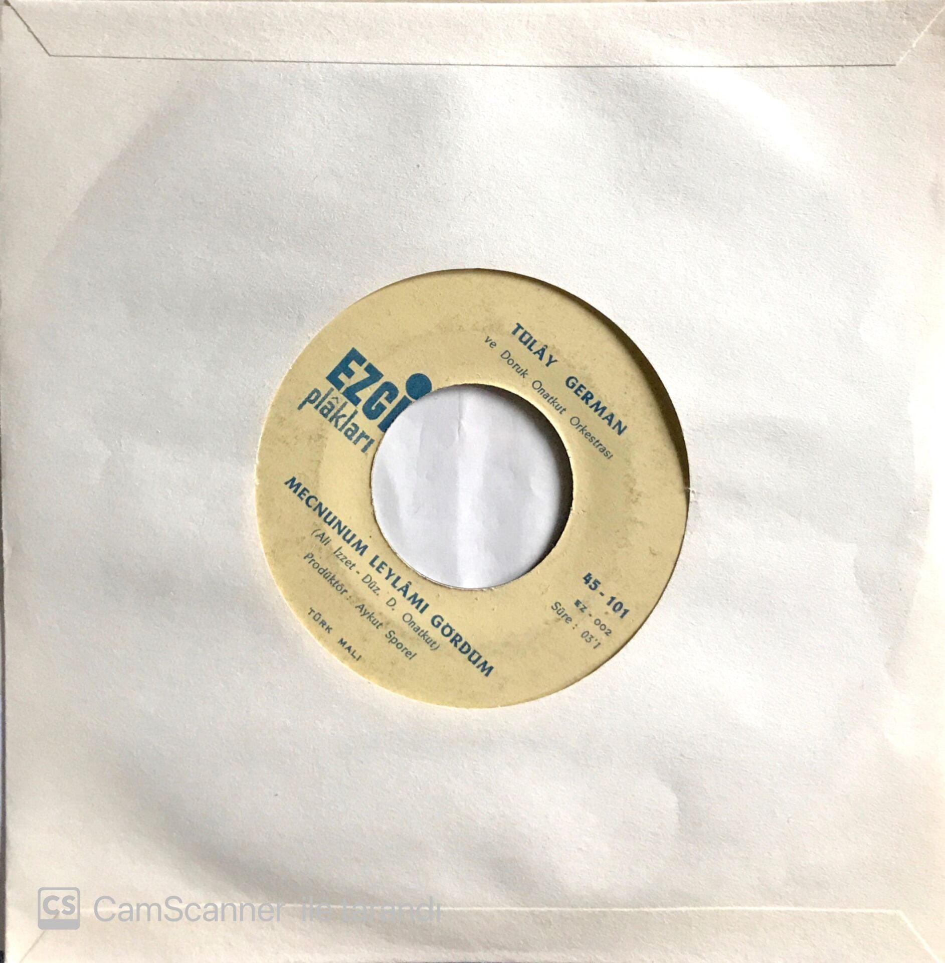 Tülay German / Burçak Tarlası 45'lik