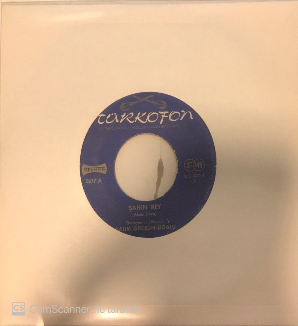 Halim Giresunluoğlu Şahin Bey 45lik