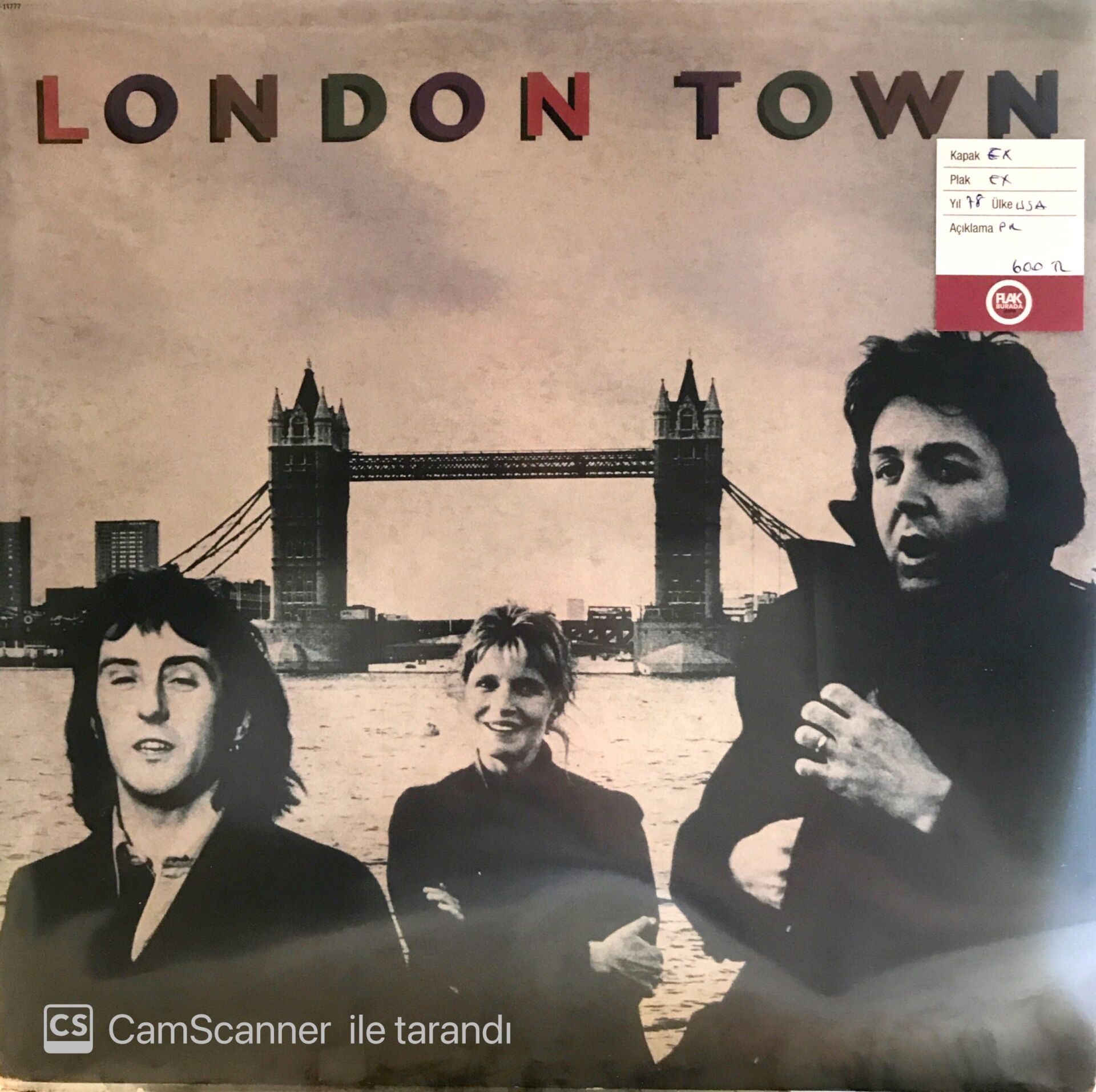 Wings - London Town LP