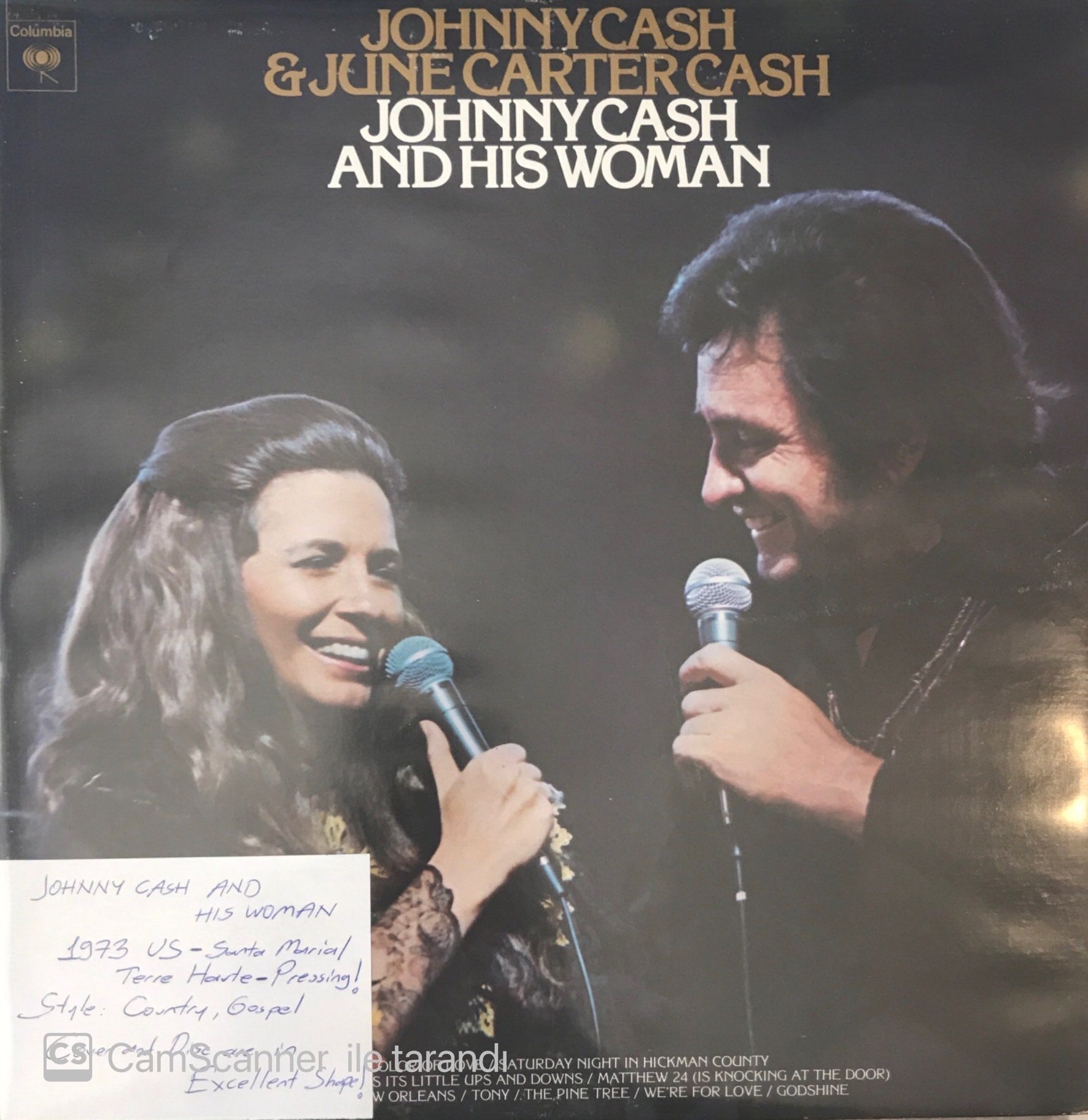 Johnny Cash & June Carter Cash - Johnny Cash And His Woman LP