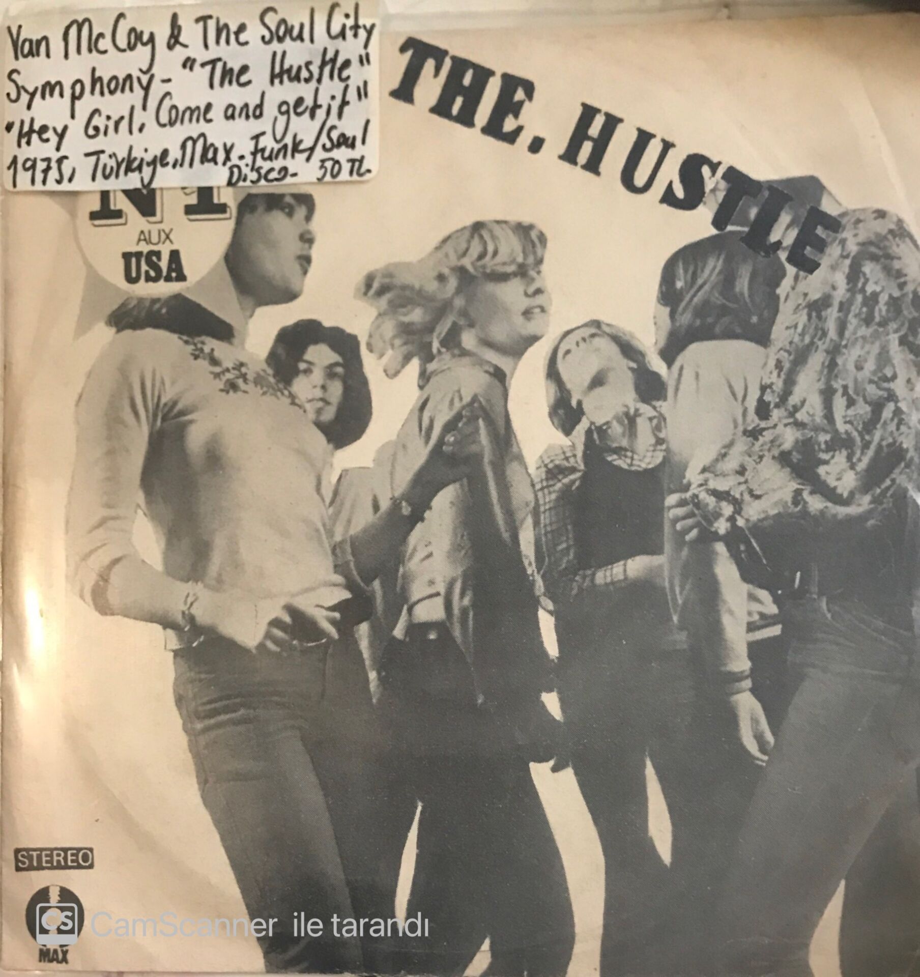 Van McCoy & The Soul City Symphony The Hustle 45lik
