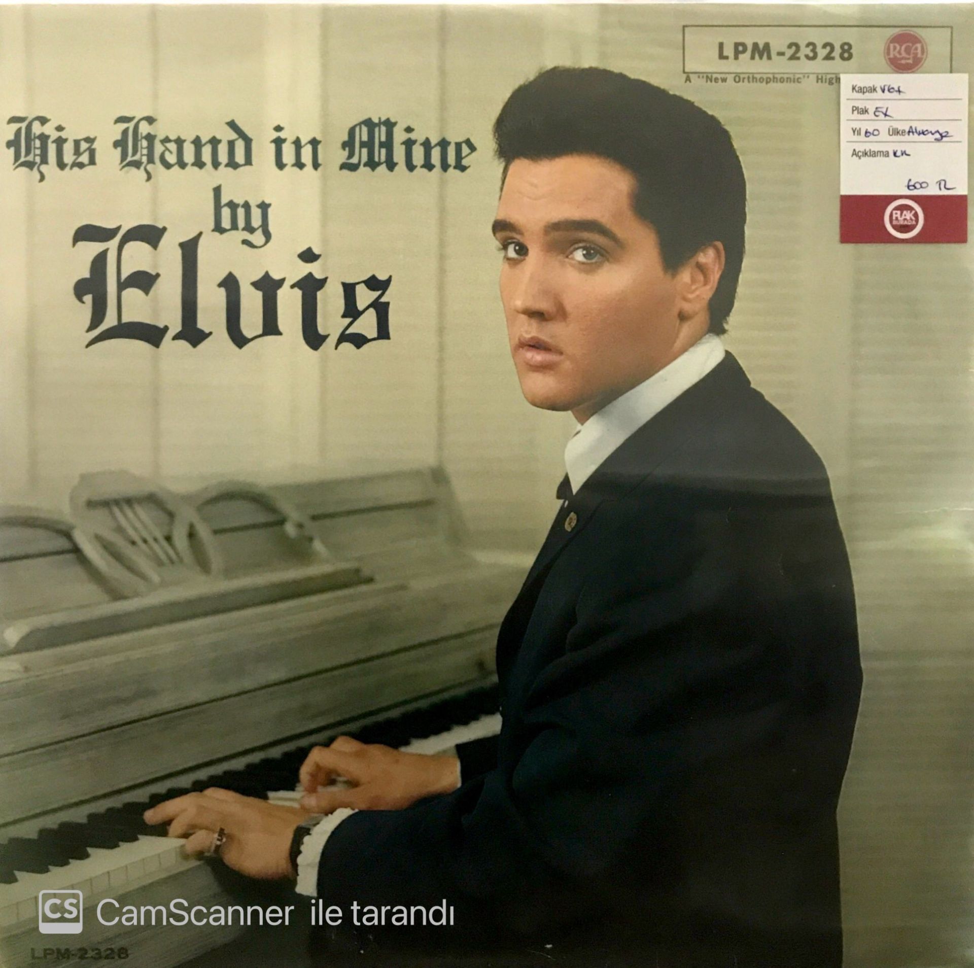 Elvis Presley - His Hand In Mine LP