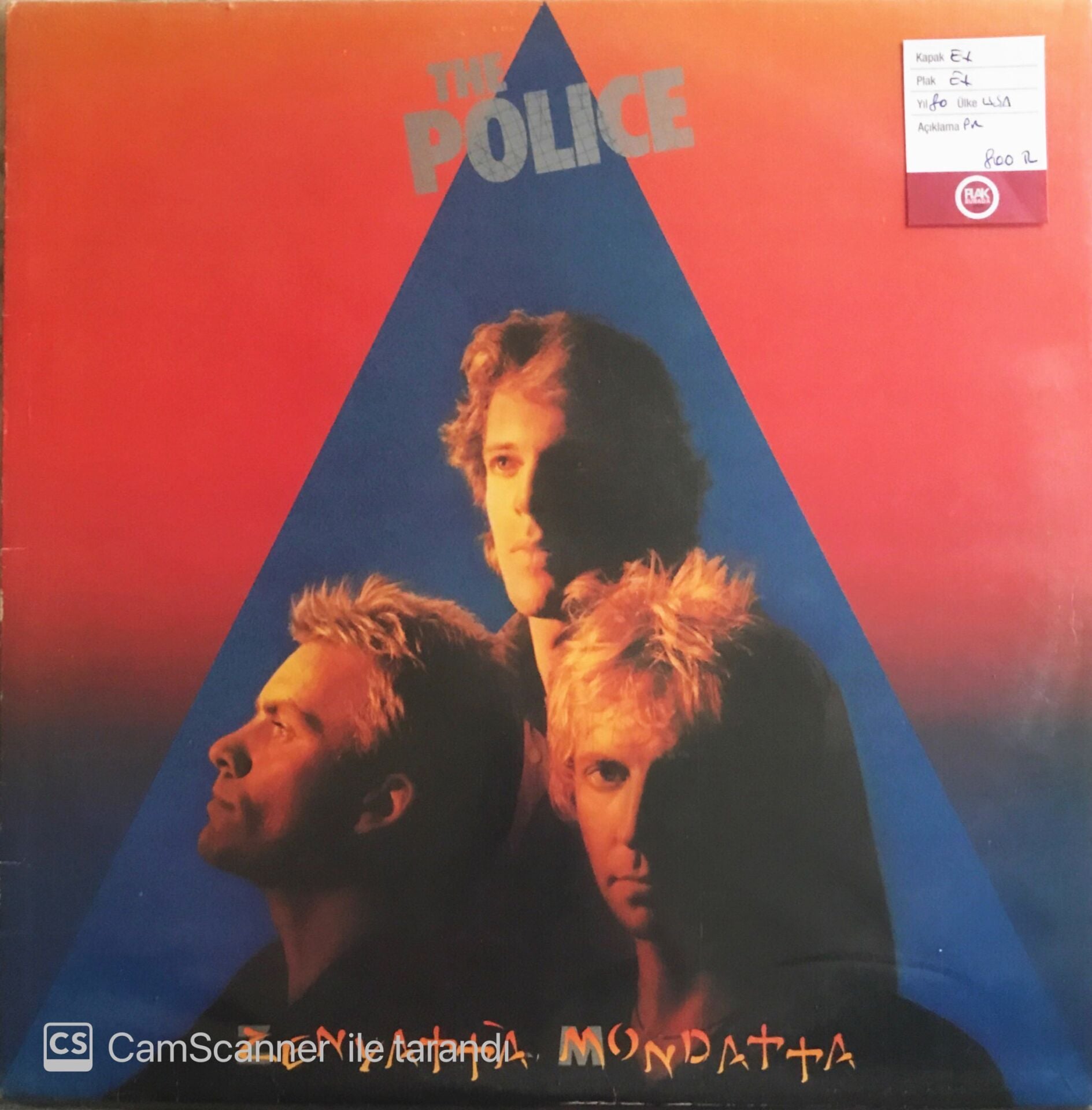 The Police – Zenyattà Mondatta - LP