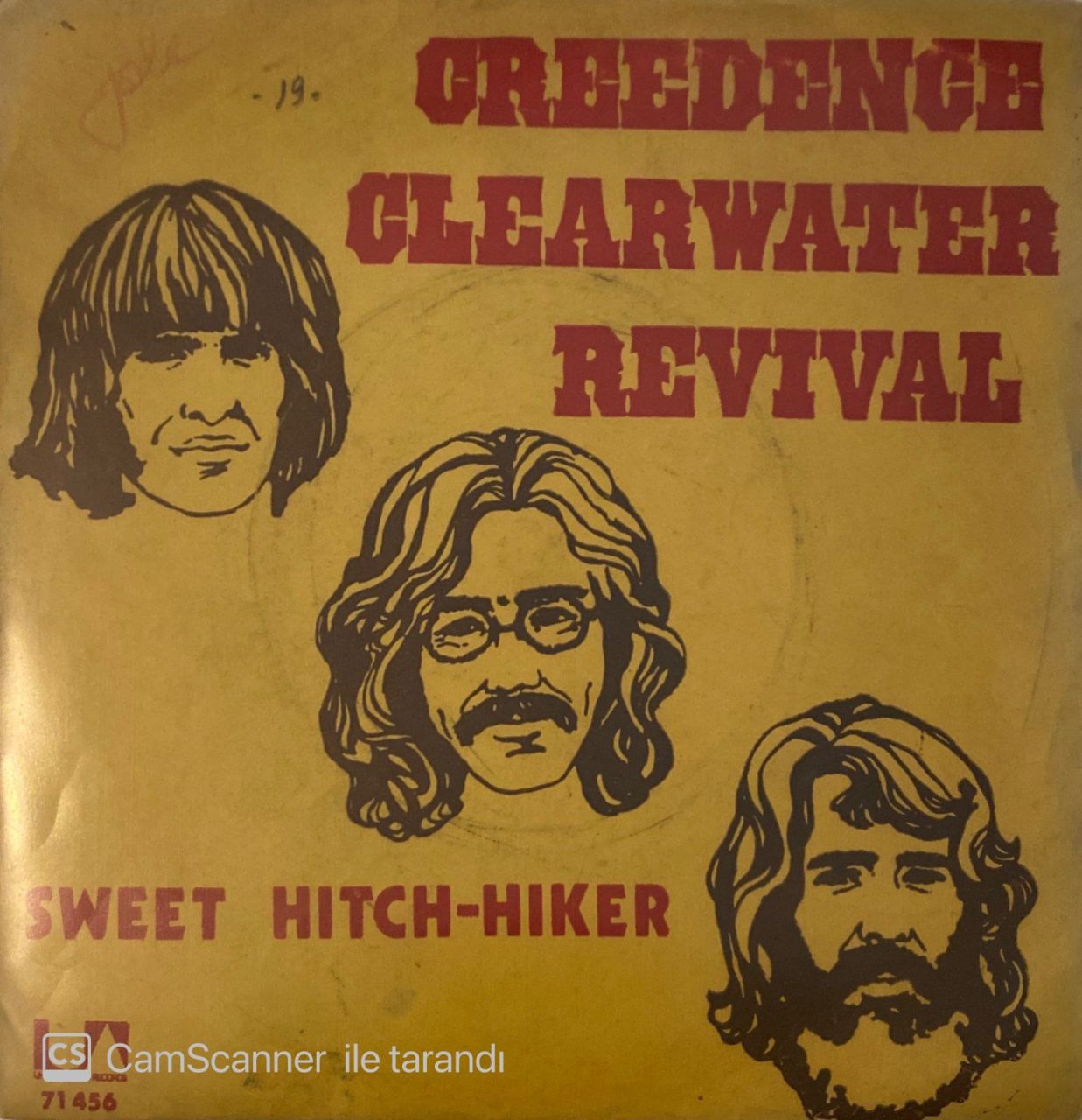 Creedence Clearwater Revival Sweet Hitch-Hiker 45lik