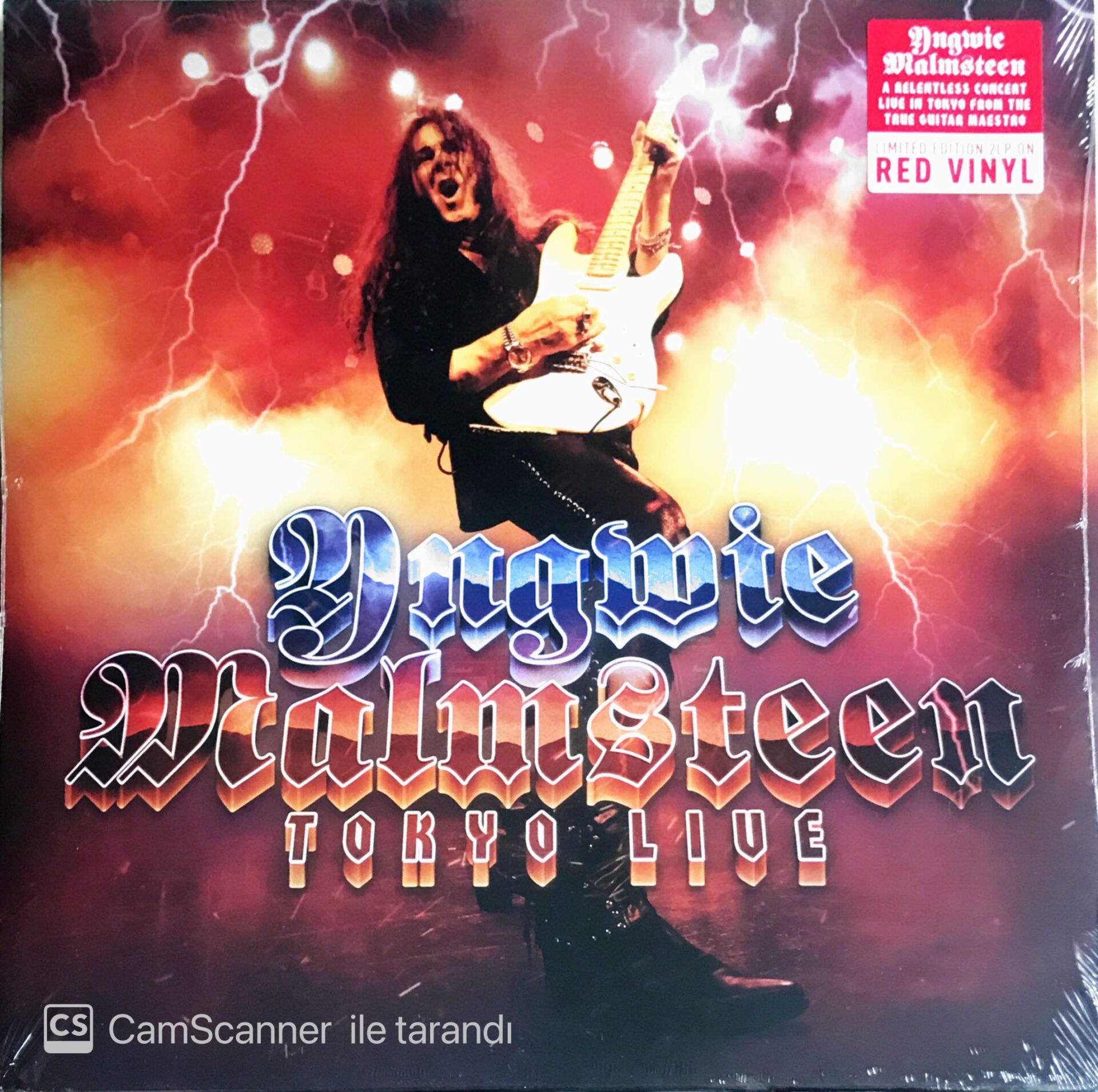Yngwie Malmsteen Tokyo Live 2 LP Red Vinyl