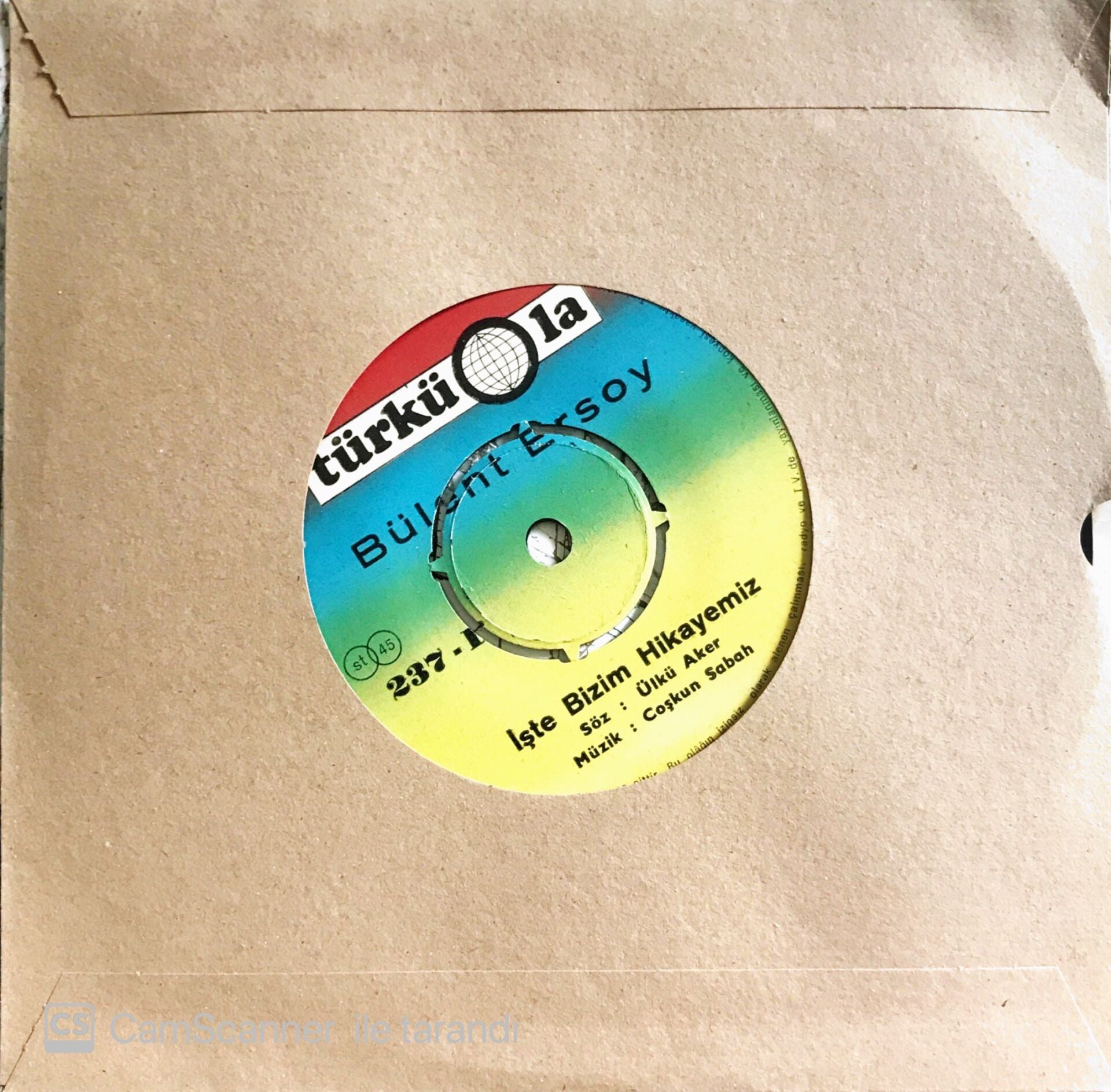 Bülent Ersoy - Beddua/İşte Bizim Hikayemiz - 45'lik