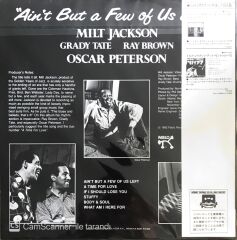 Milt Jackson - A'int But A Few Of Us Left - LP (Japonya Baskı)