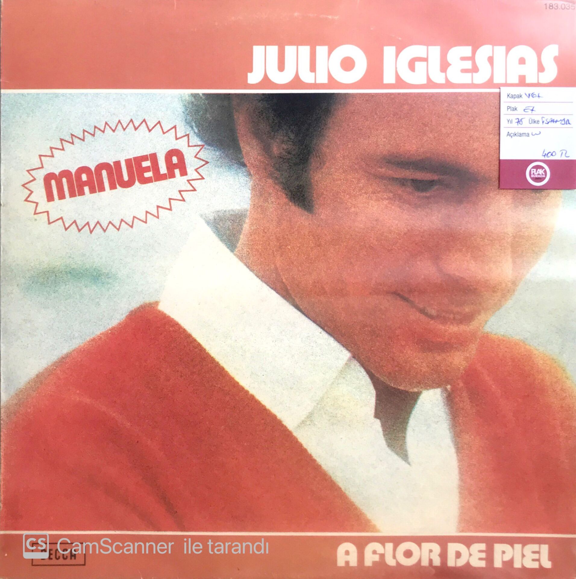 Julio Iglesias / Manuela LP