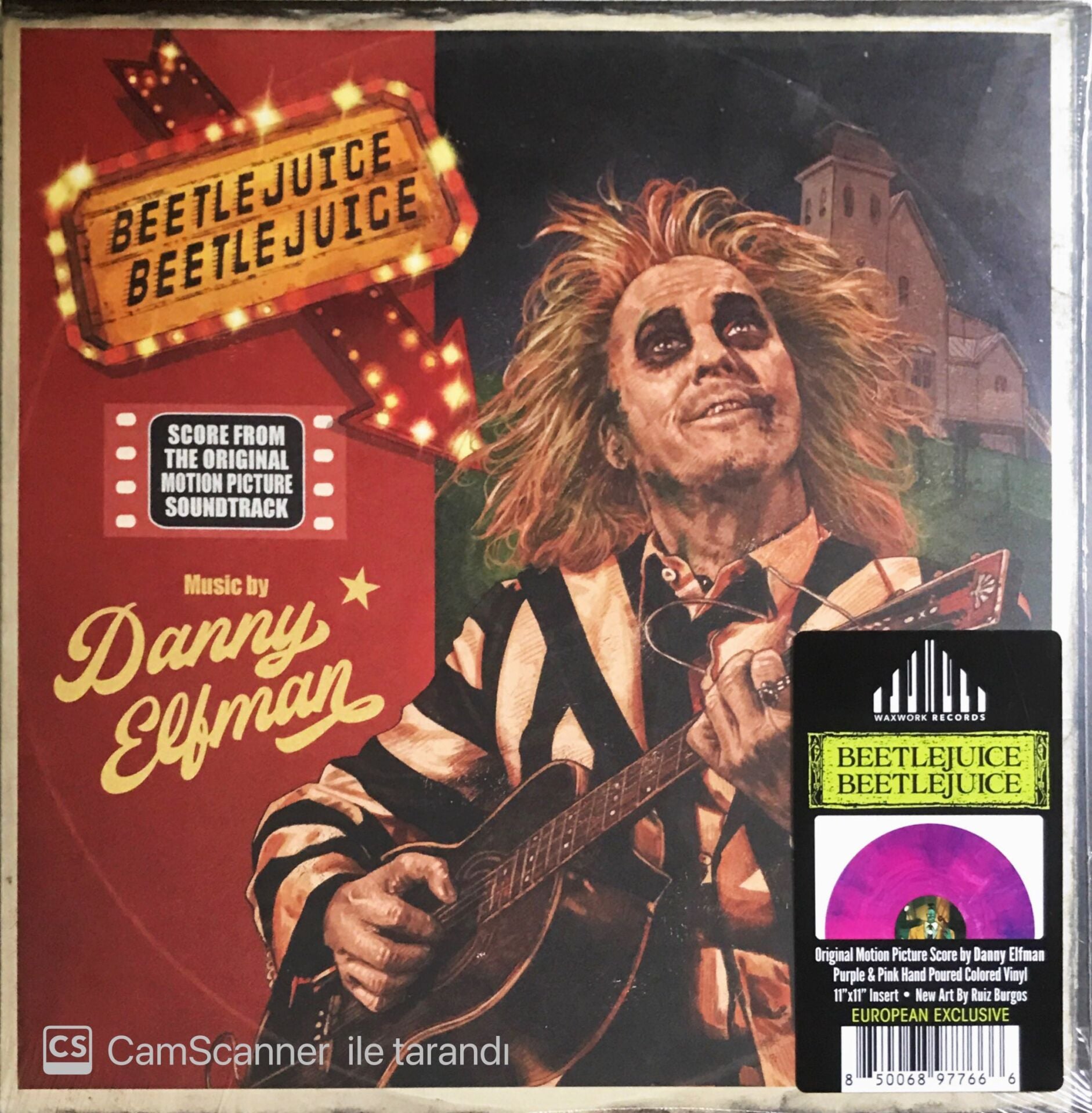 Beetlejuice Beetlejuice - Score From The Original Motion Picture Soundtrack (Purple And Pink Hand Poured Colored Vinyl) - LP