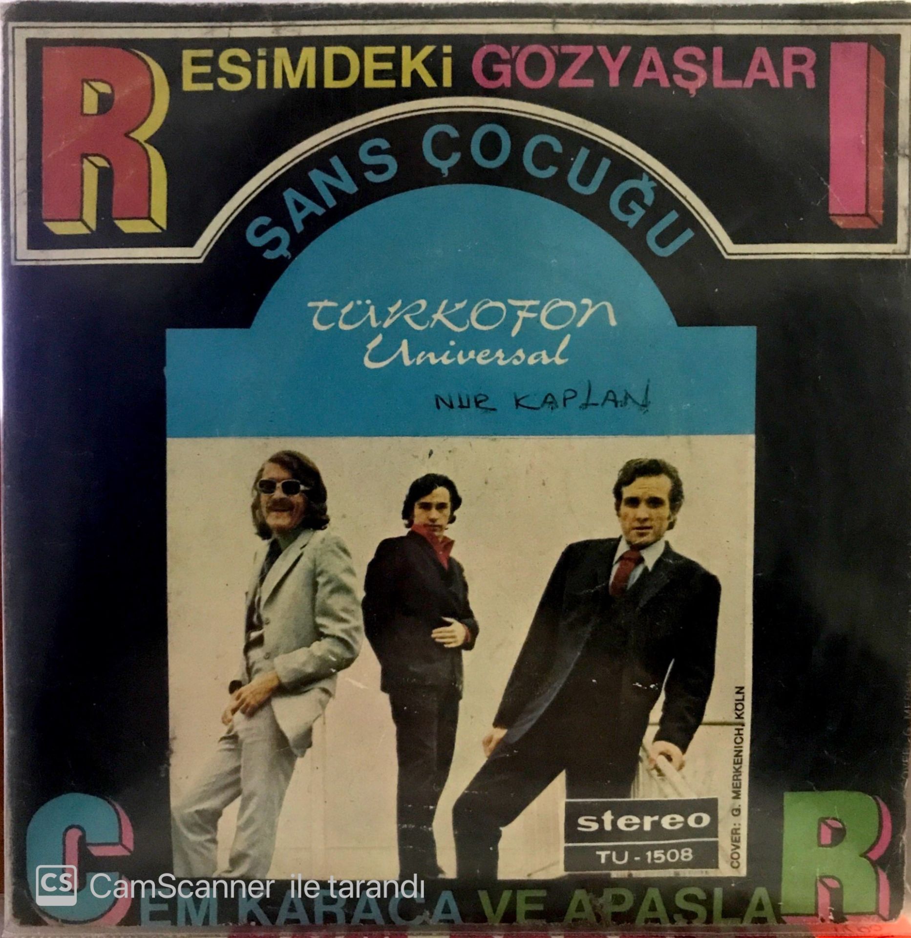 Cem Karaca ve Apaşlar Resimdeki Gözyaşları 45lik