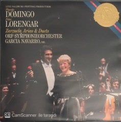 Placido Domingo Pilar Lorengar Zarzuela Arias & Duets LP
