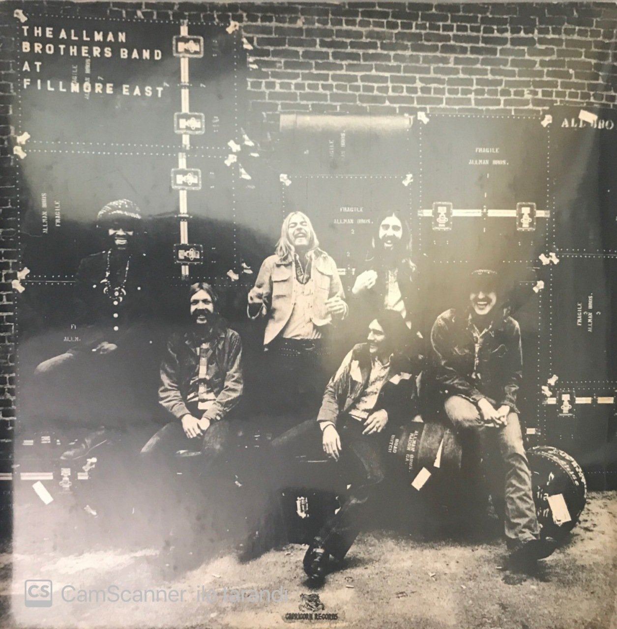 At Fillmore East The Allman Brothers Band Double LP