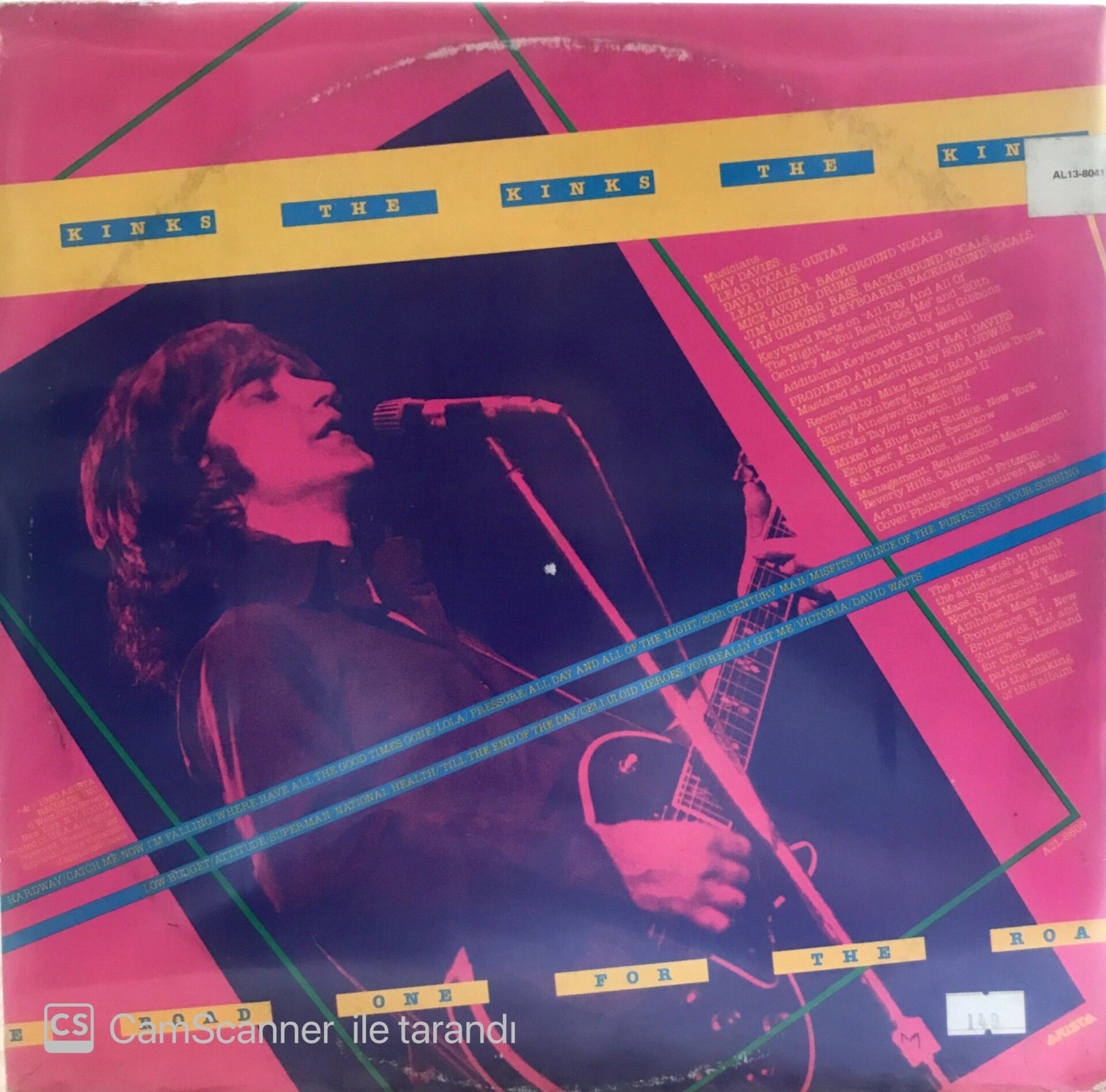 The Kinks One For The Road (Double) LP