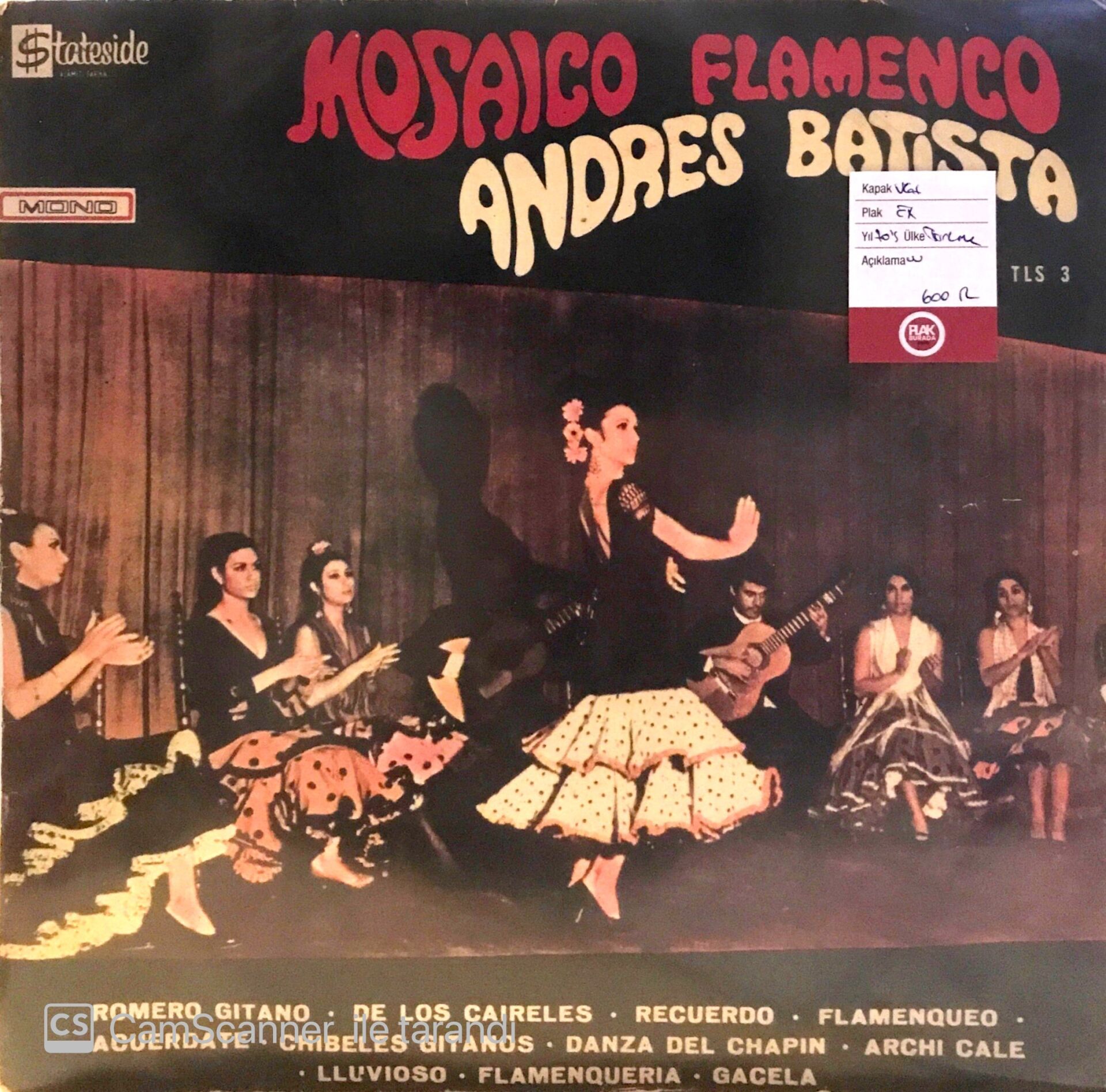 Andres Batista / Mosaico Flamenco LP