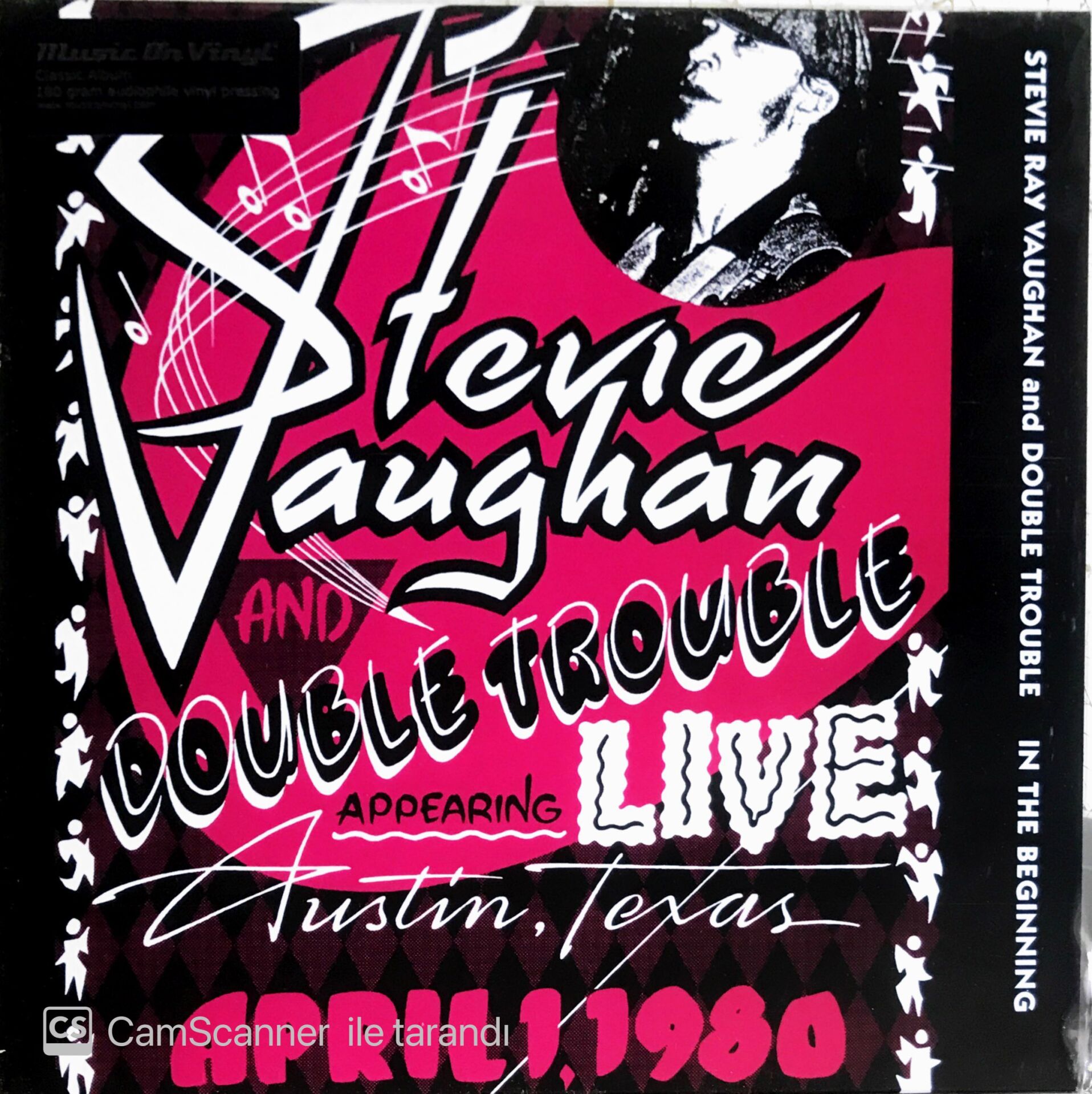 Stevie Ray Vaughan and Double Trouble Live LP