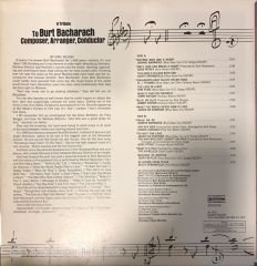 A Tribute To Burt Bacharach Composer, Arranger, Conductor LP
