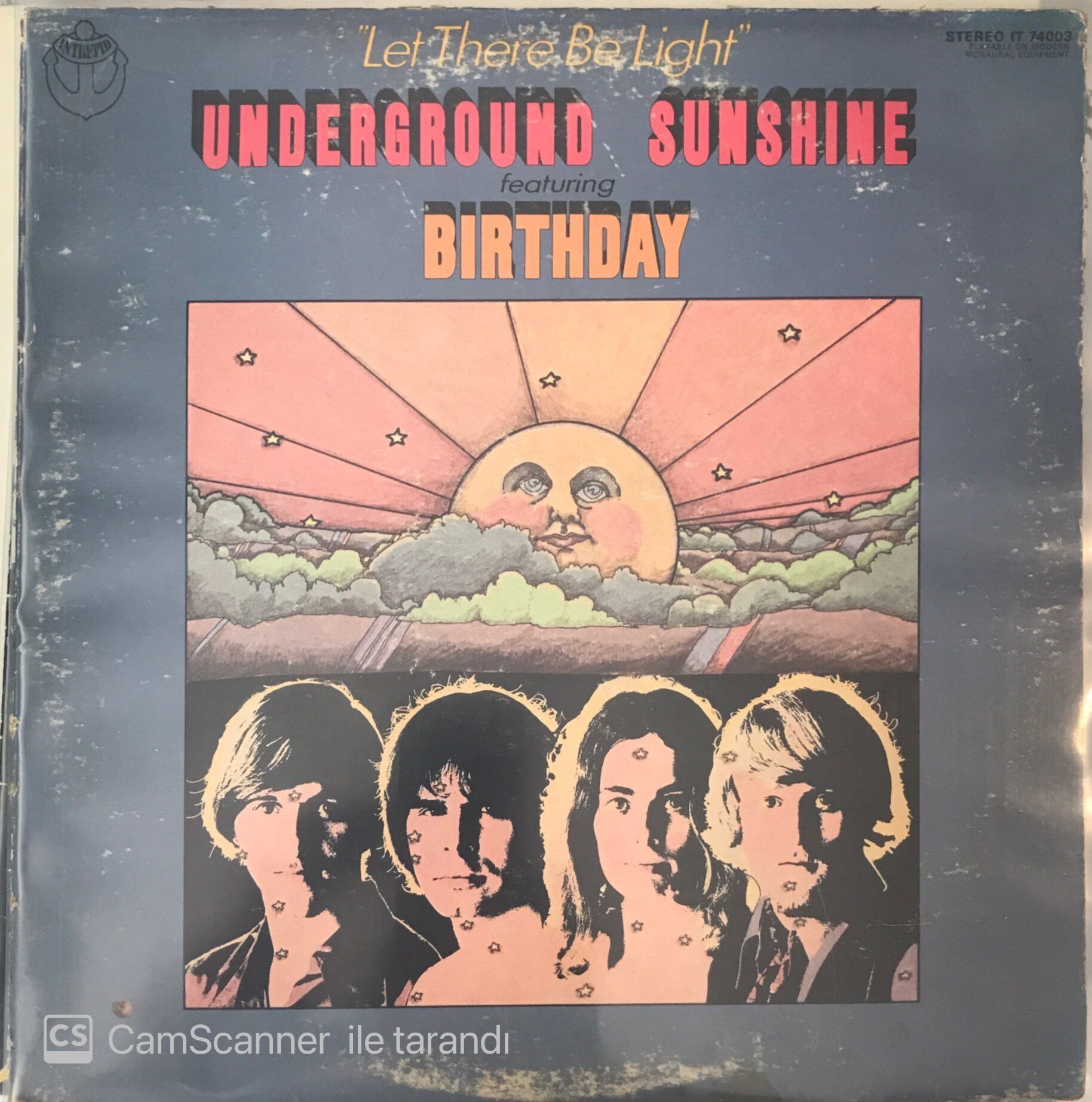 Underground Sunshine Feating Birthday - Let There Be Light LP