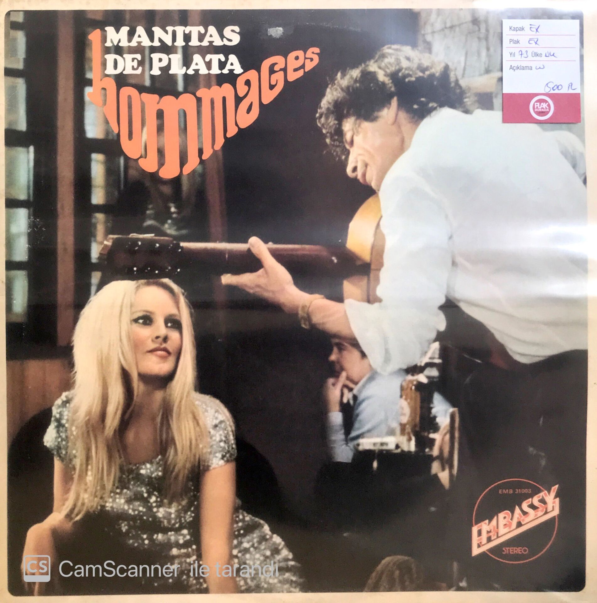 Manitas De Plata / Hommages LP