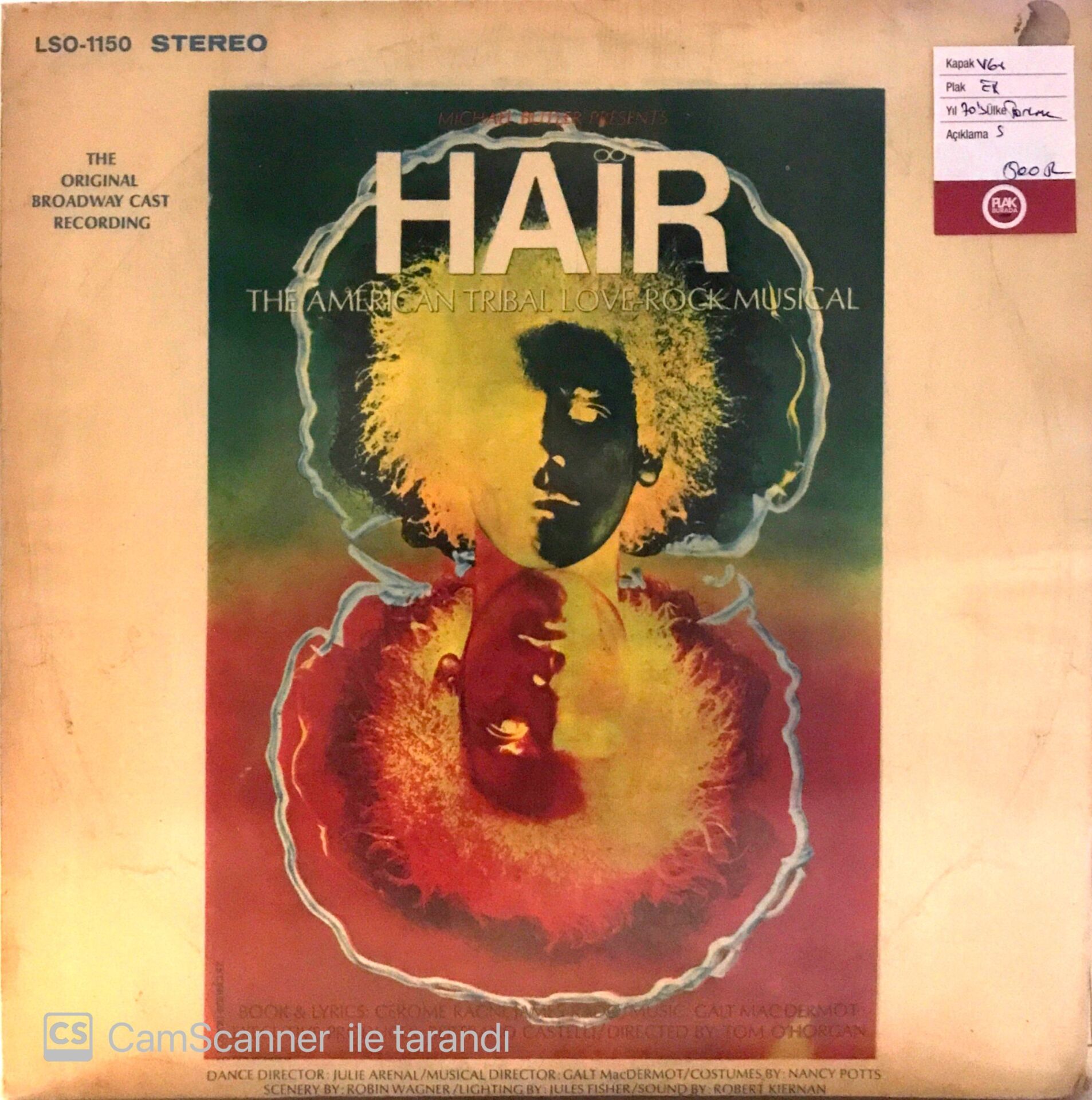 Michael Butler' Presents / Hair LP