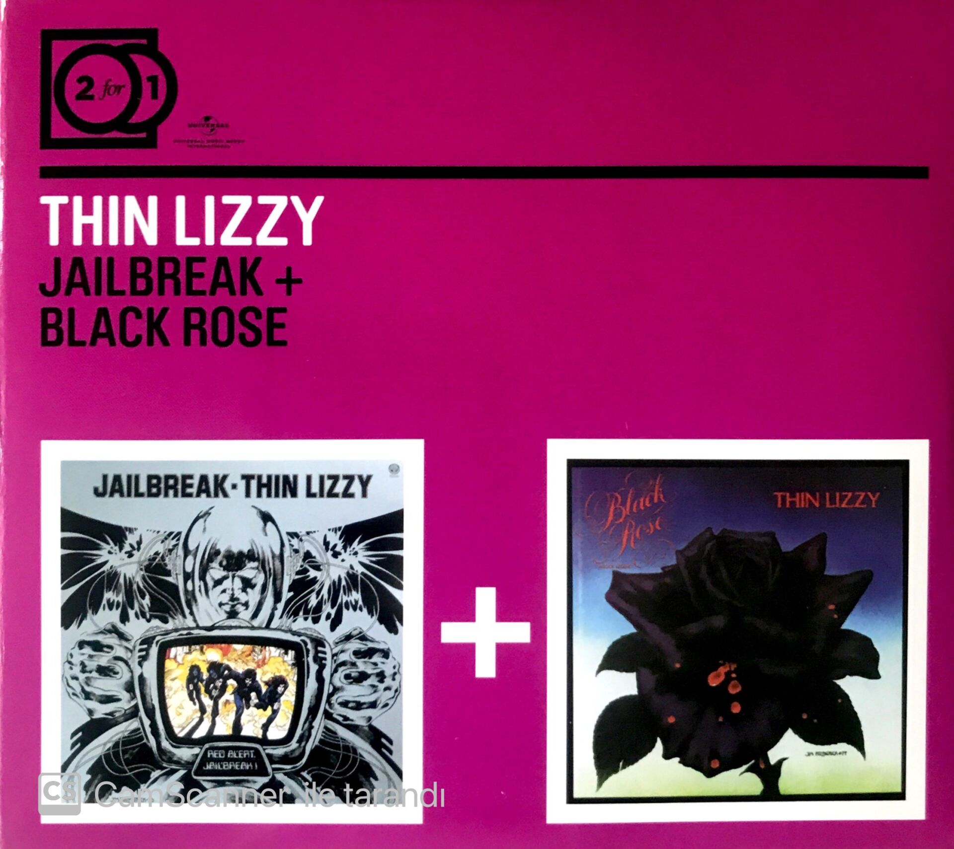 Thin Lizzy / Jailbreak + Black Rose Double CD