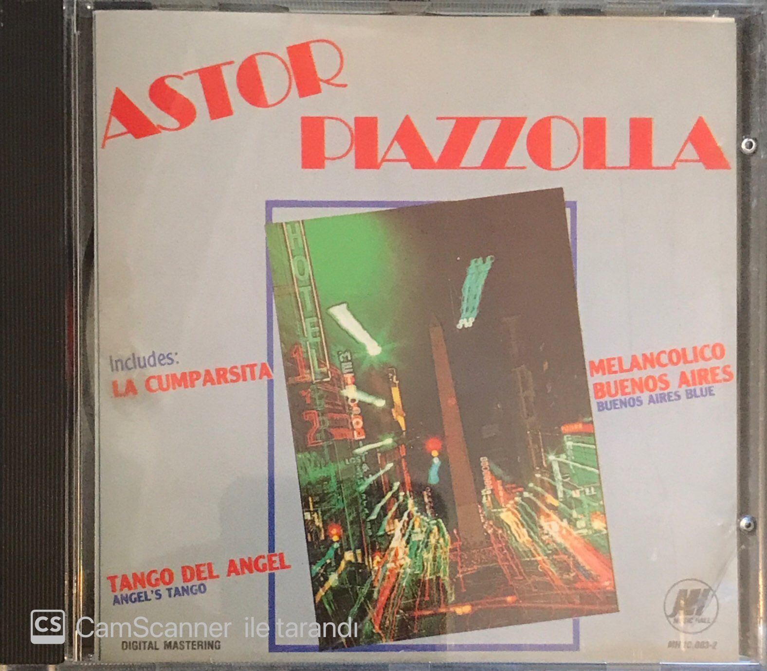 Astor Piazzolla - La Cumparsita- Tango Del Angel - Melancolico Buenos Aires CD