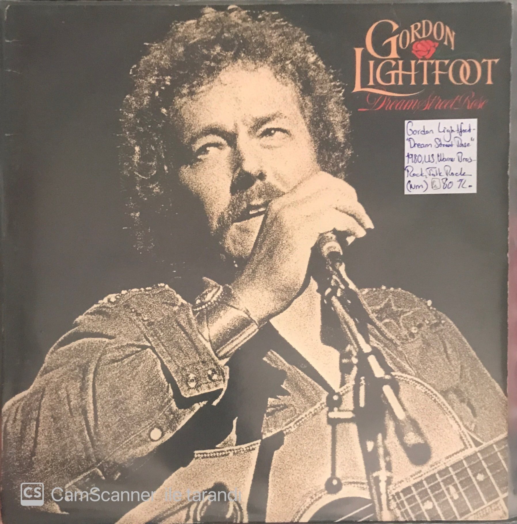 Gordon Lightfoot Dream Street Rose LP