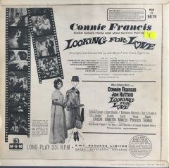 Connie Francis Sings Song From Her New Motion Picture ''Looking For Love'' LP