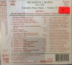 Fryderyk Chopin Idil Biret Slovak State Philharmonic Orc. (Kosice) Robert Stankovsky Volume 15 CD